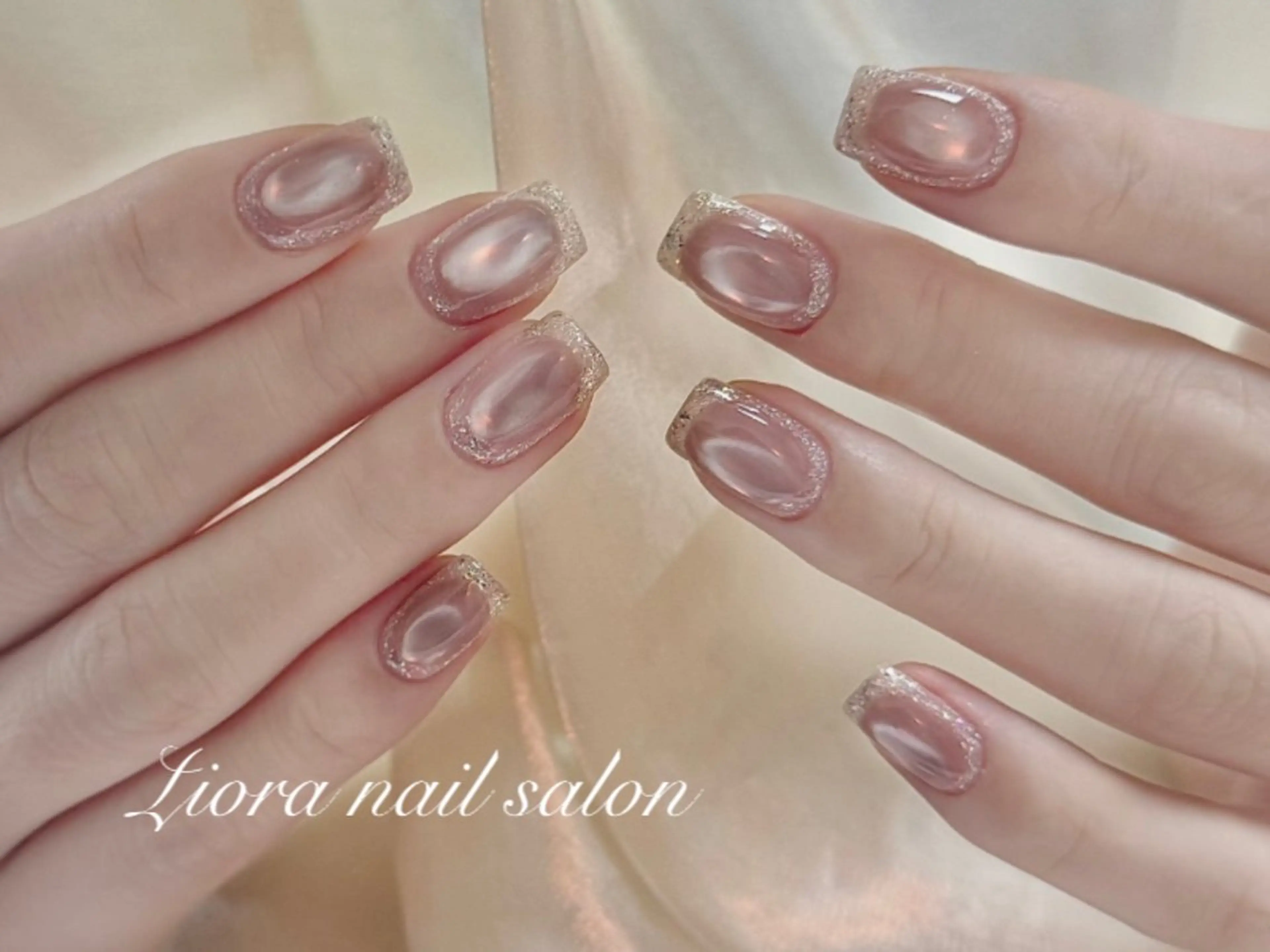 ネイル チークネイル フットネイル フレンチネイル ジェルネイル ガーリー ハンドネイル Liora ネイルサロン所属・Liora nail salonのネイルデザイン
