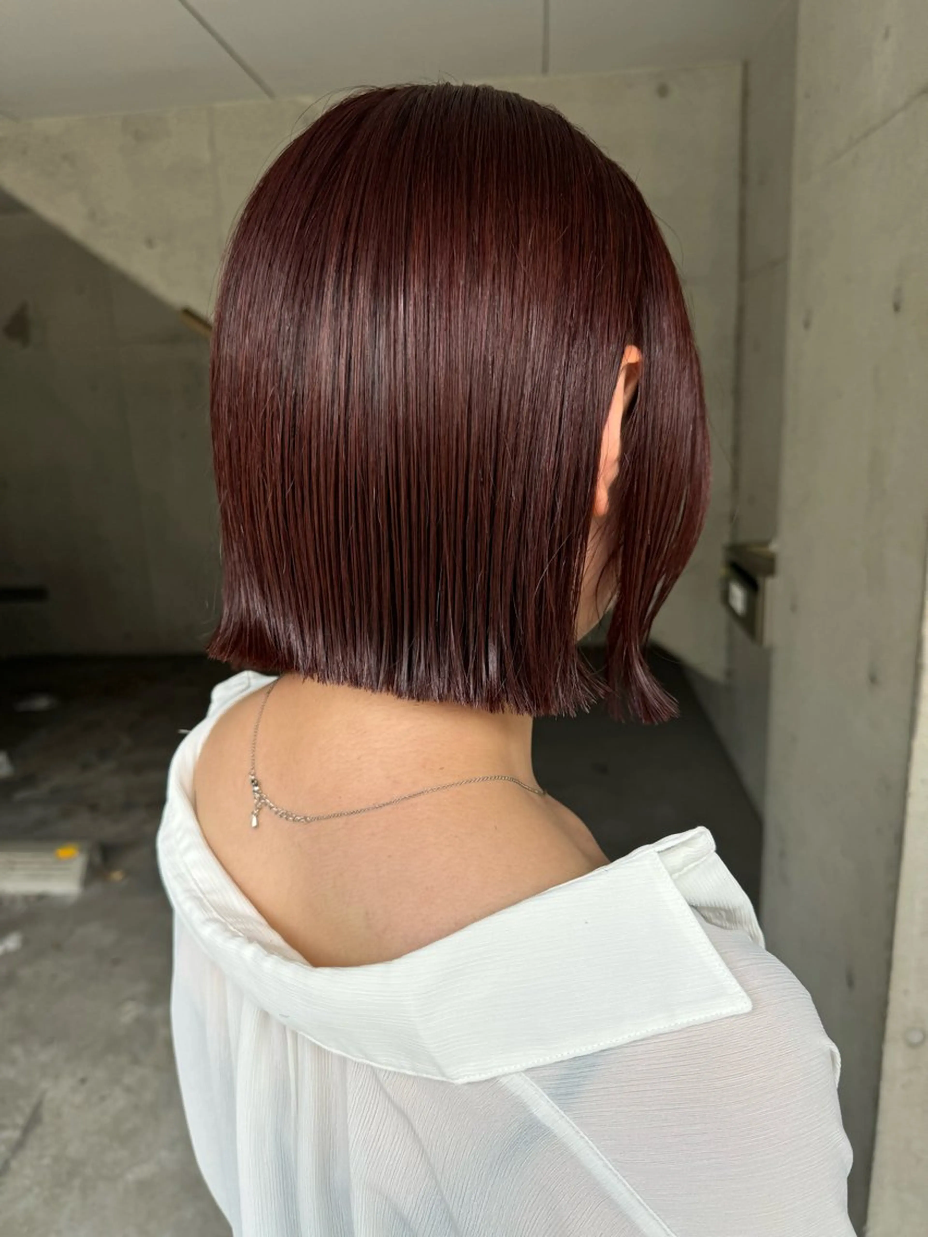 ショート カラー yuuka/ボブ/ダ ブルカラー/髪質改善のヘアスタイル