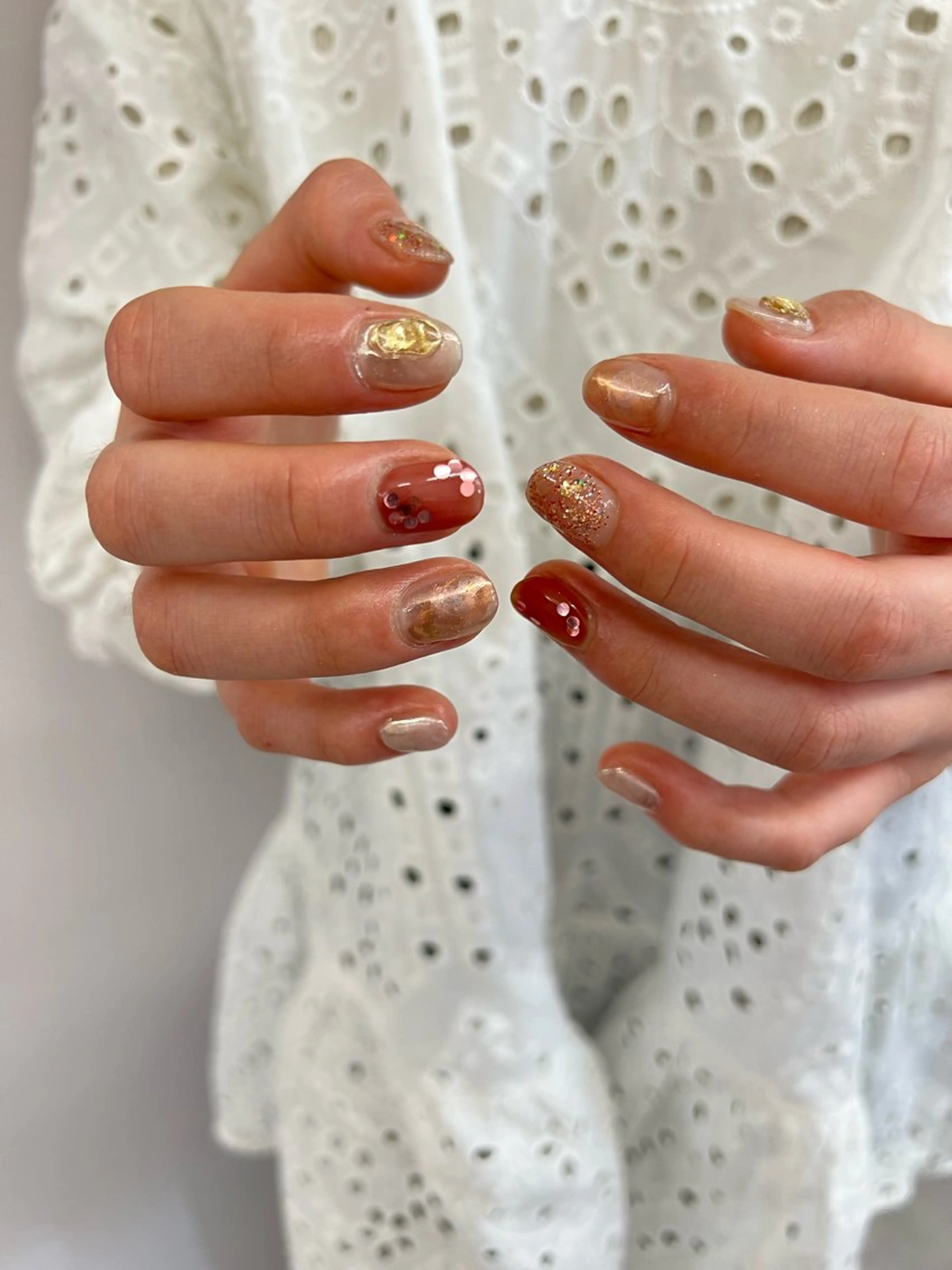 ネイル フラッシュネイル ジェルネイル 卒業式 韓国ネイル 持ち込み ハンドネイル ハンドケア Bana_ Nailのネイルデザイン