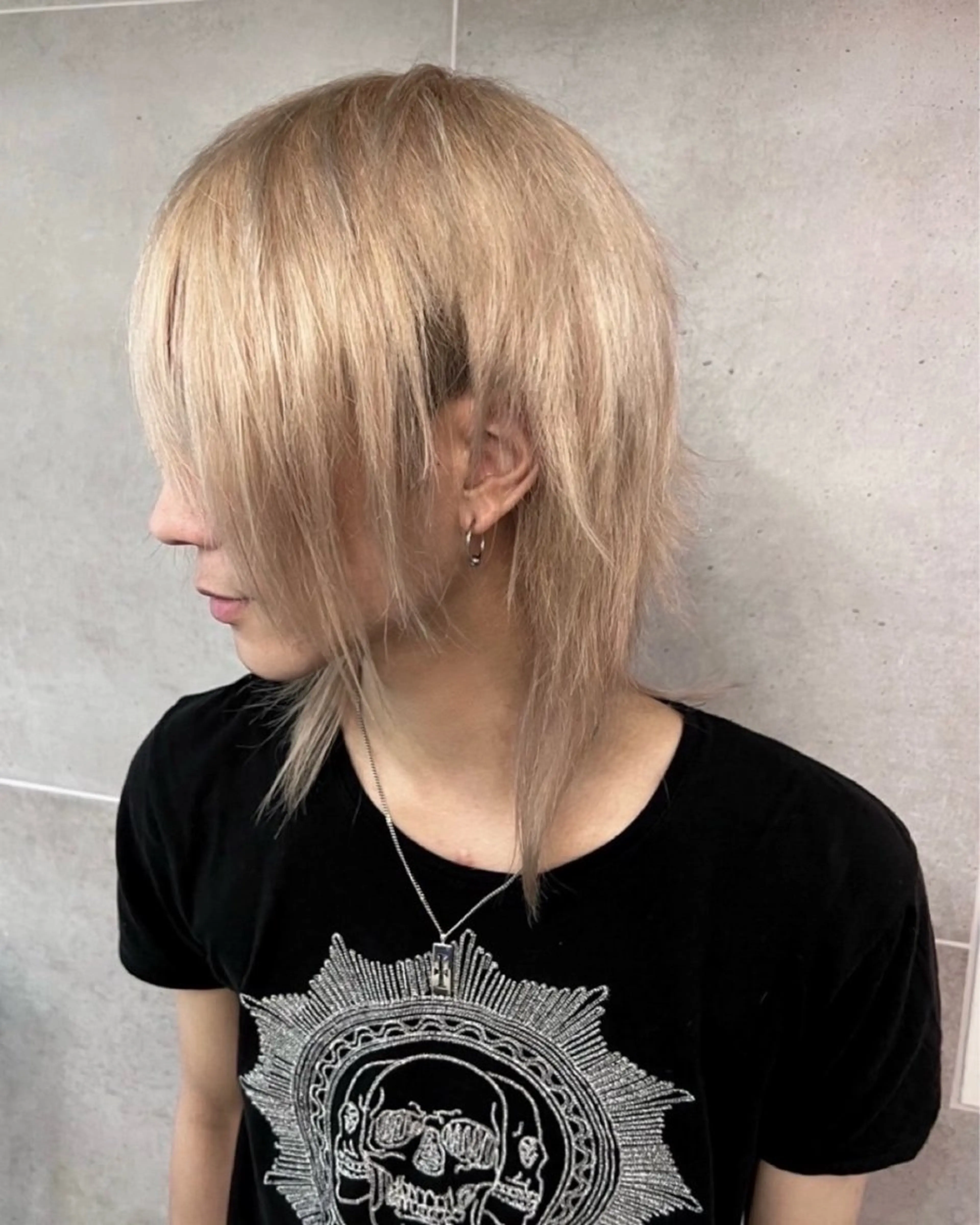 ミディアム メンズ ヘアカラー AIRA/ブリーチ ‪/透明感カラーのヘアスタイル