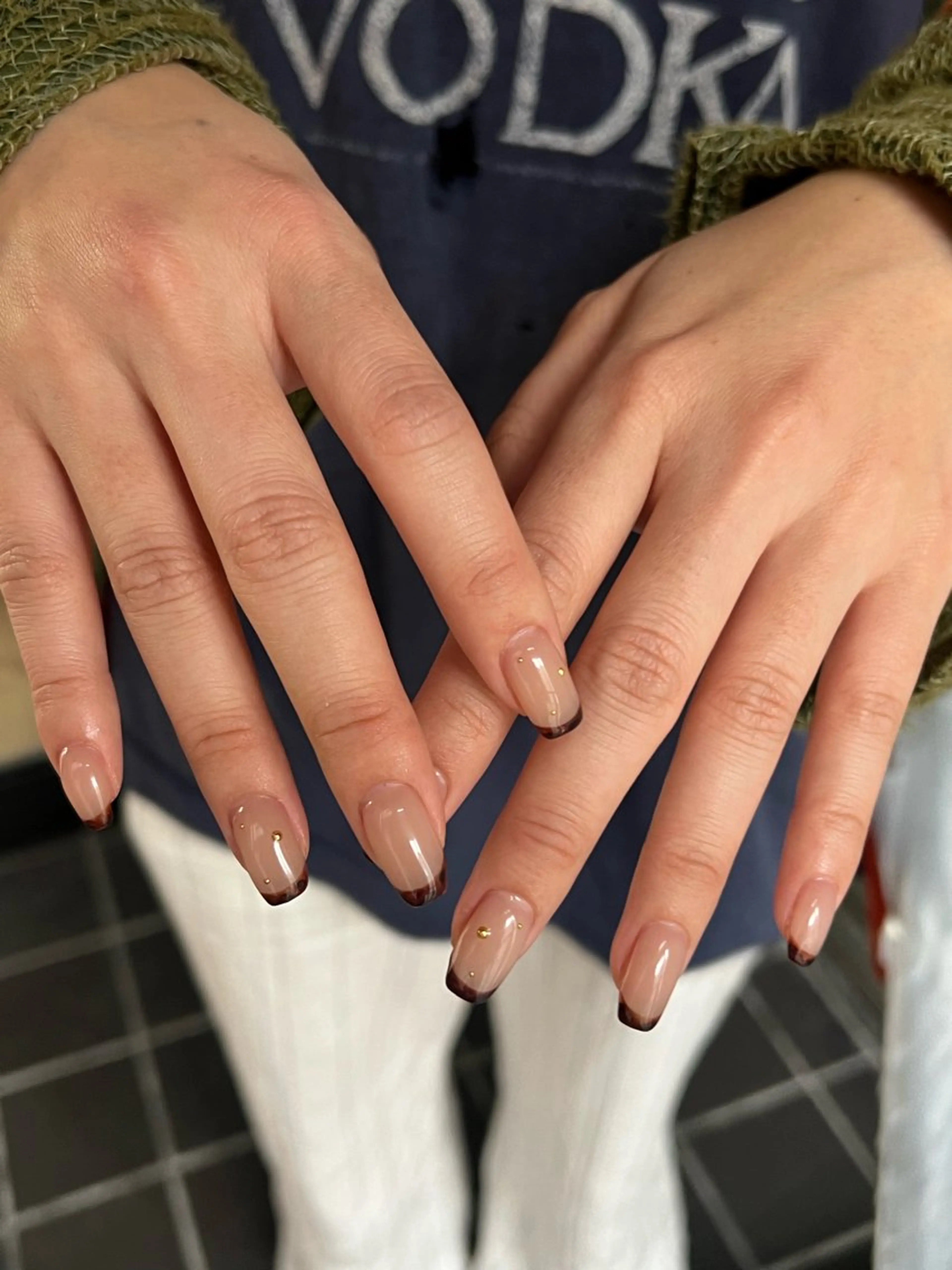 ネイル ハンドネイル Hata nail /個性派ニュアンスのネイルデザイン