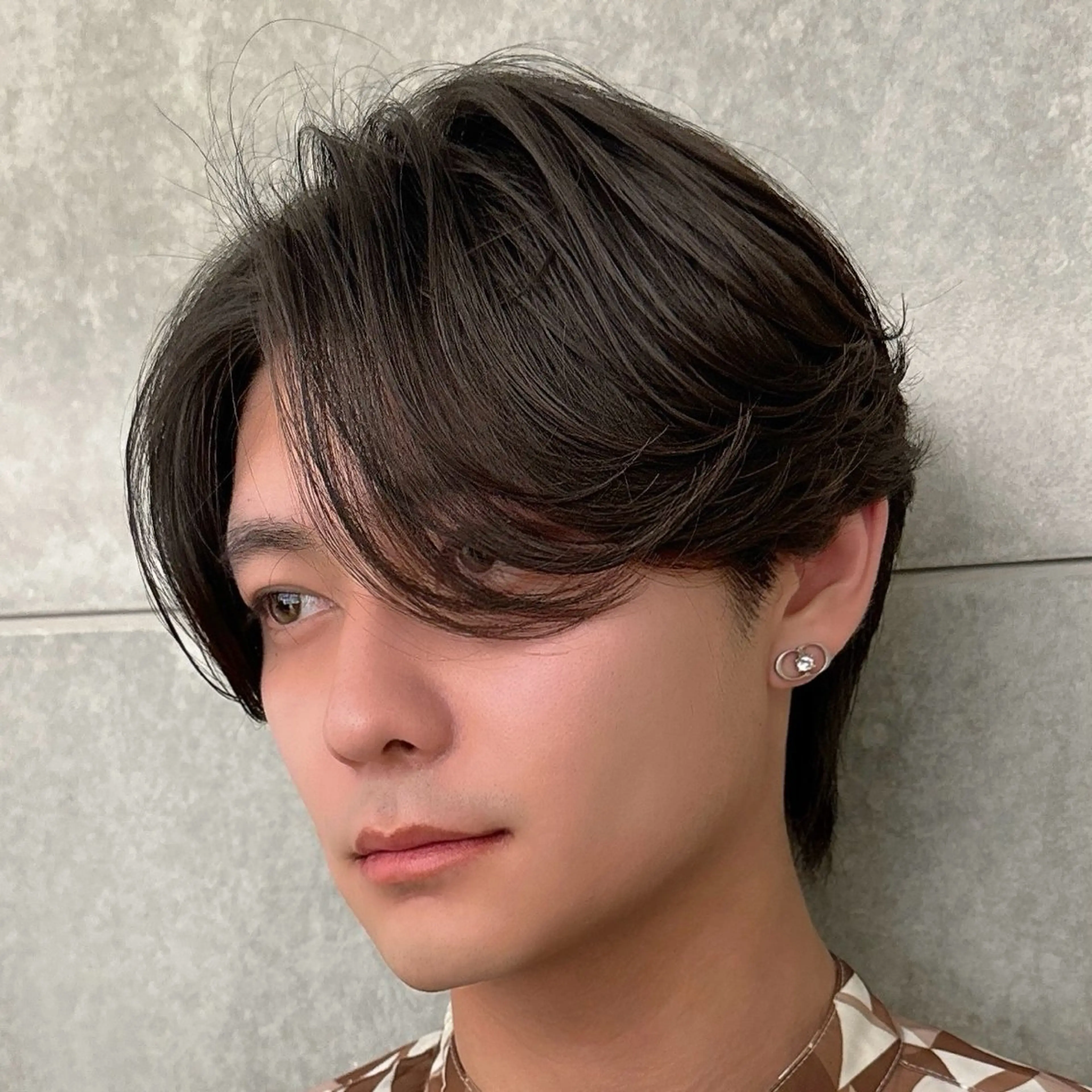 ミディアム パーマ メンズ 瀧野 翔吾【メンズ特化】のヘアスタイル