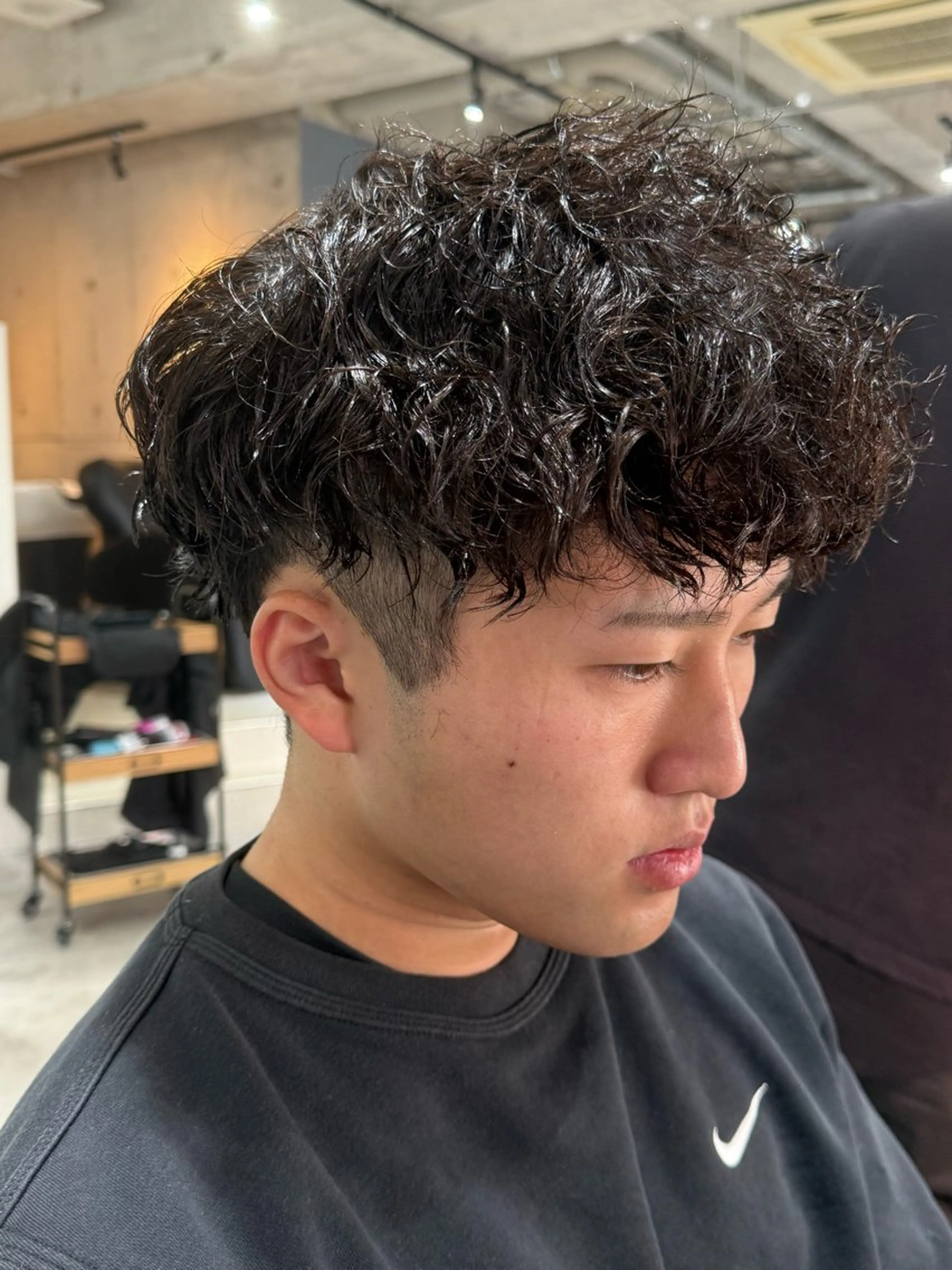 メンズ カット パーマ MEN’SsalonHYPE所属・メンズカット/布施/ 秋山 涼のヘアスタイル