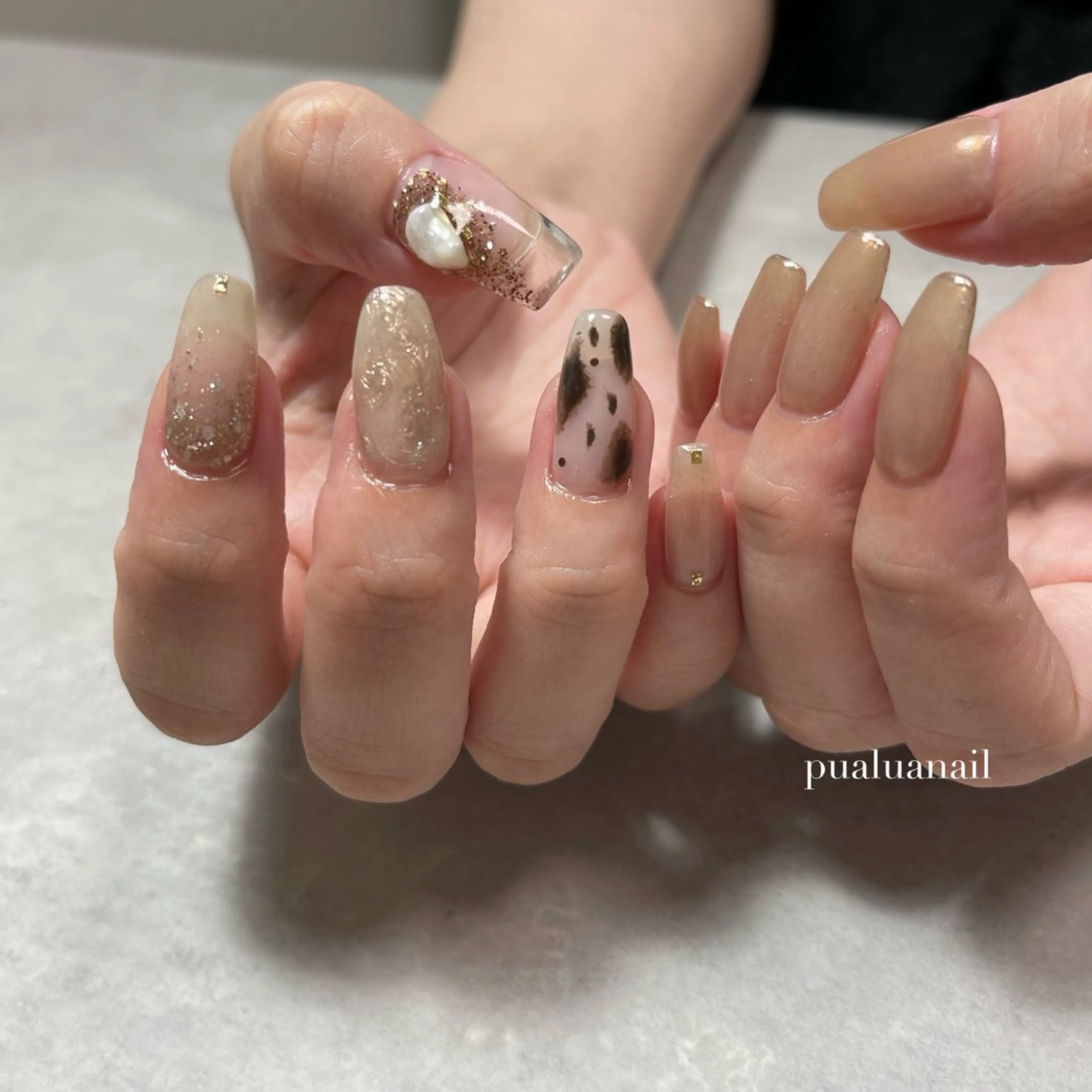 ネイル ハンドネイル pualua miharuのネイルデザイン