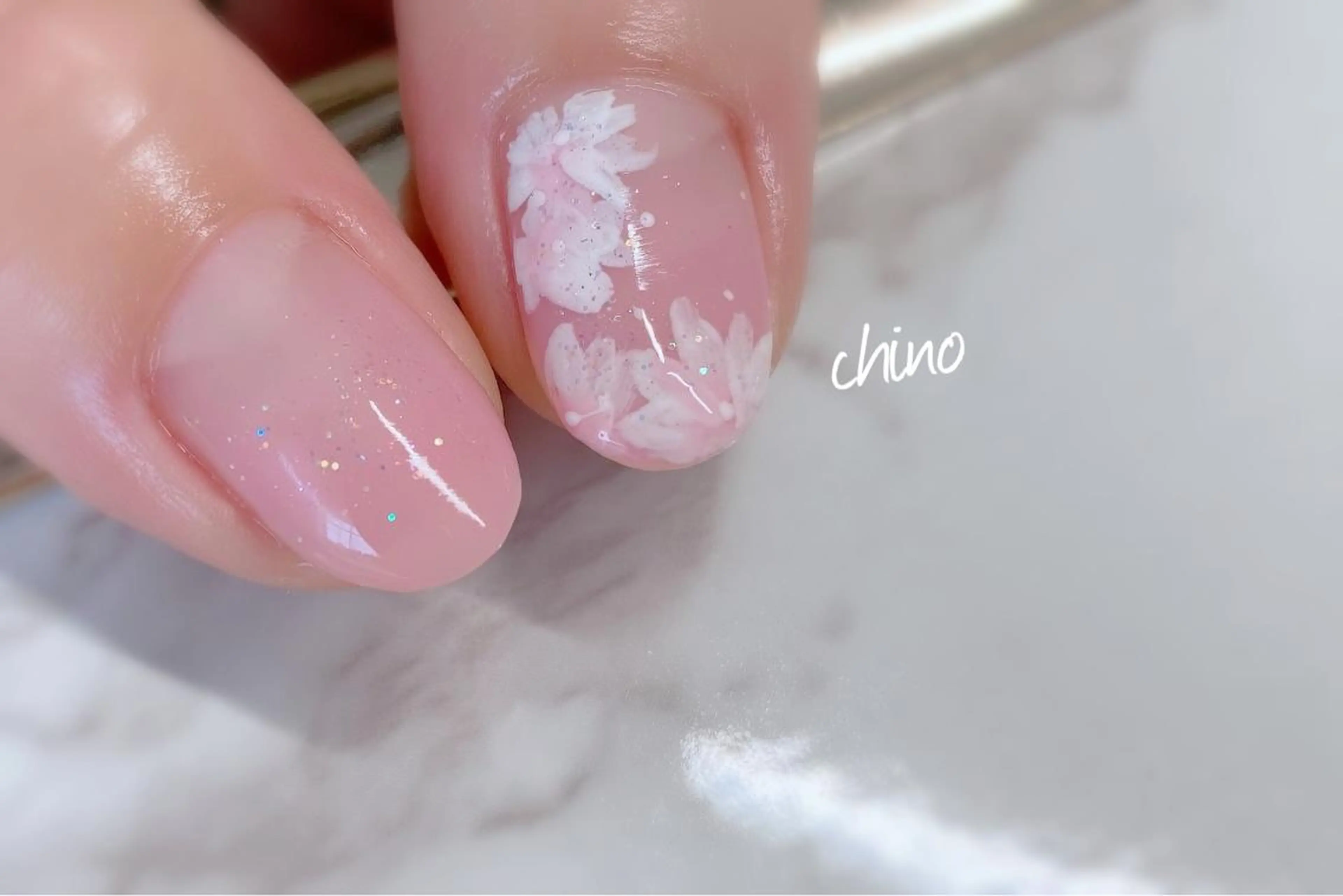 ネイル ピンク nail salon chinoのネイルデザイン