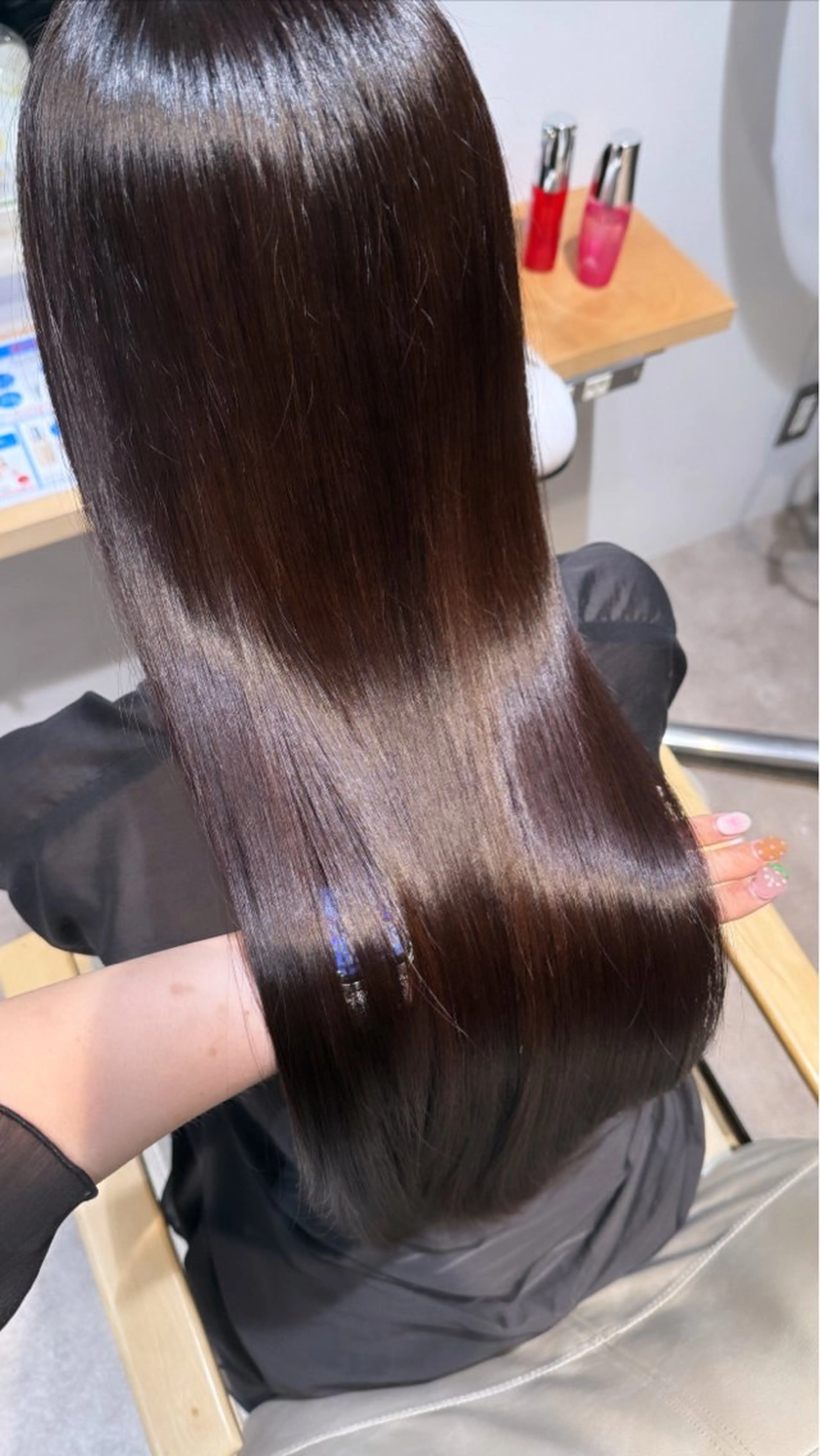 セミロング カラー ヘアカラー 暖色艶カラー/ ハイトーン🪽美咲のヘアスタイル