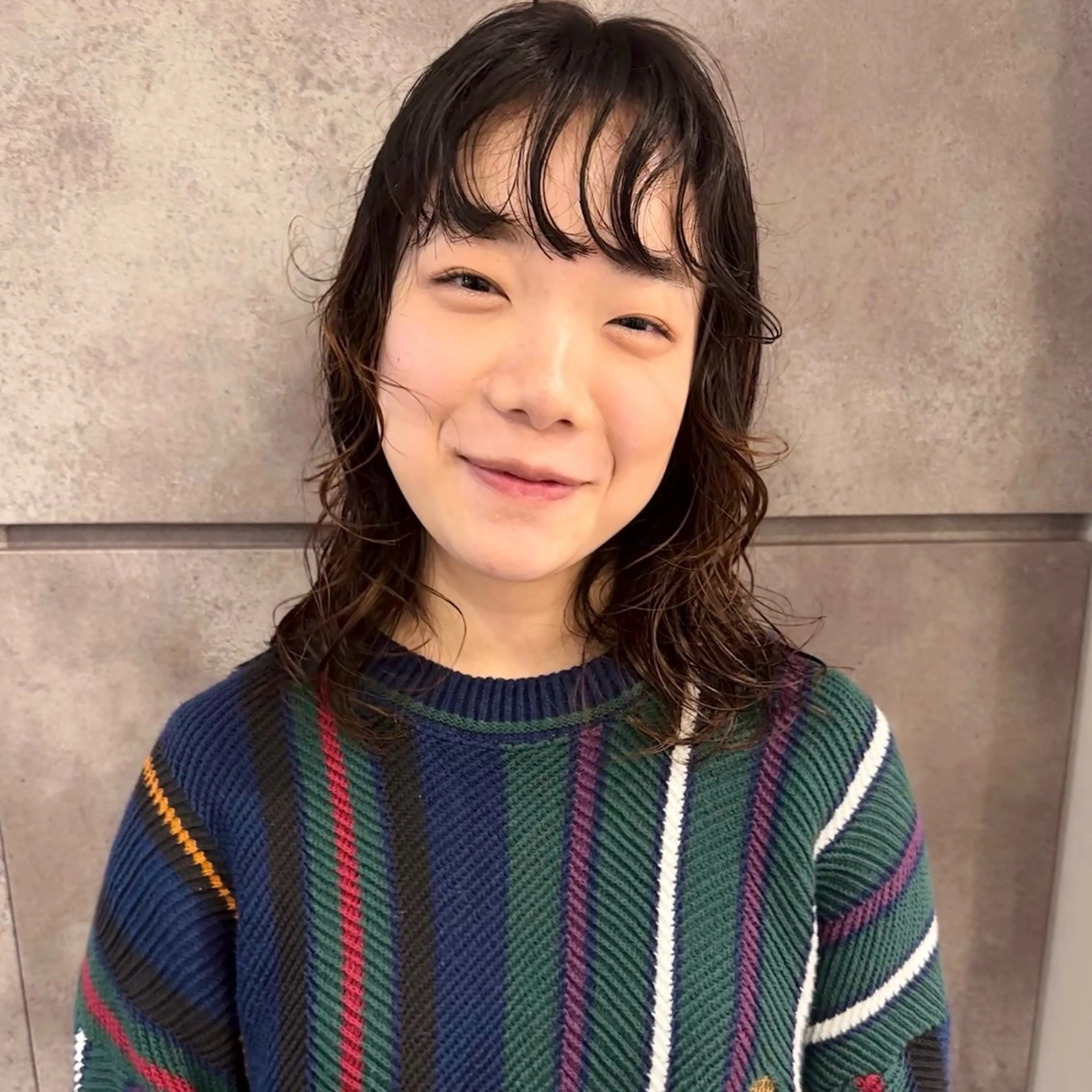 ミディアム パーマ ミディアムパーマ カット パーマ lelu所属・lelu / 佐々木のヘアスタイル