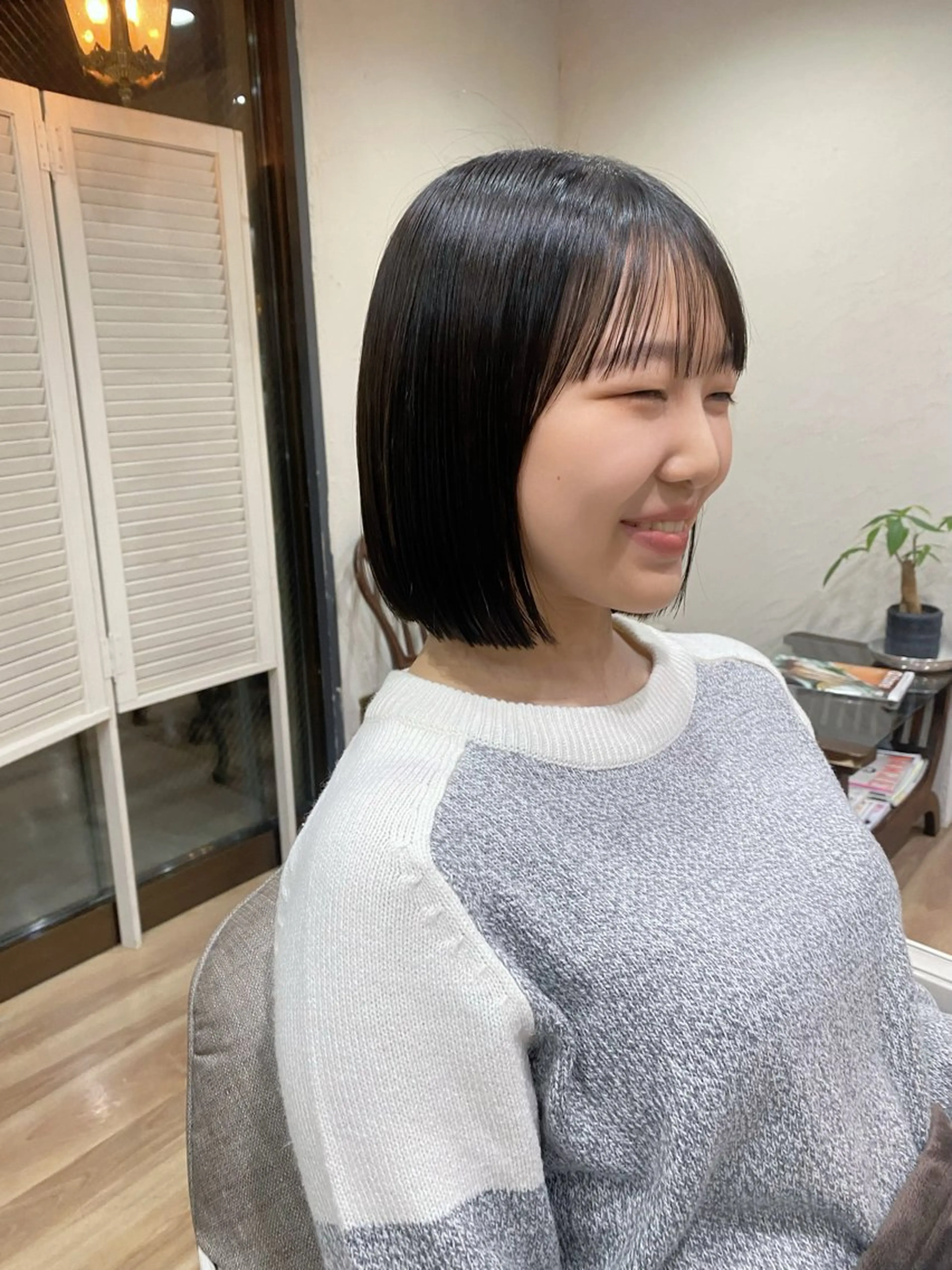ショート カラー ヘアアレンジ キッズ ボブ カット ヘアカラー トリートメント ZEEN所属・東田 恋のヘアスタイル