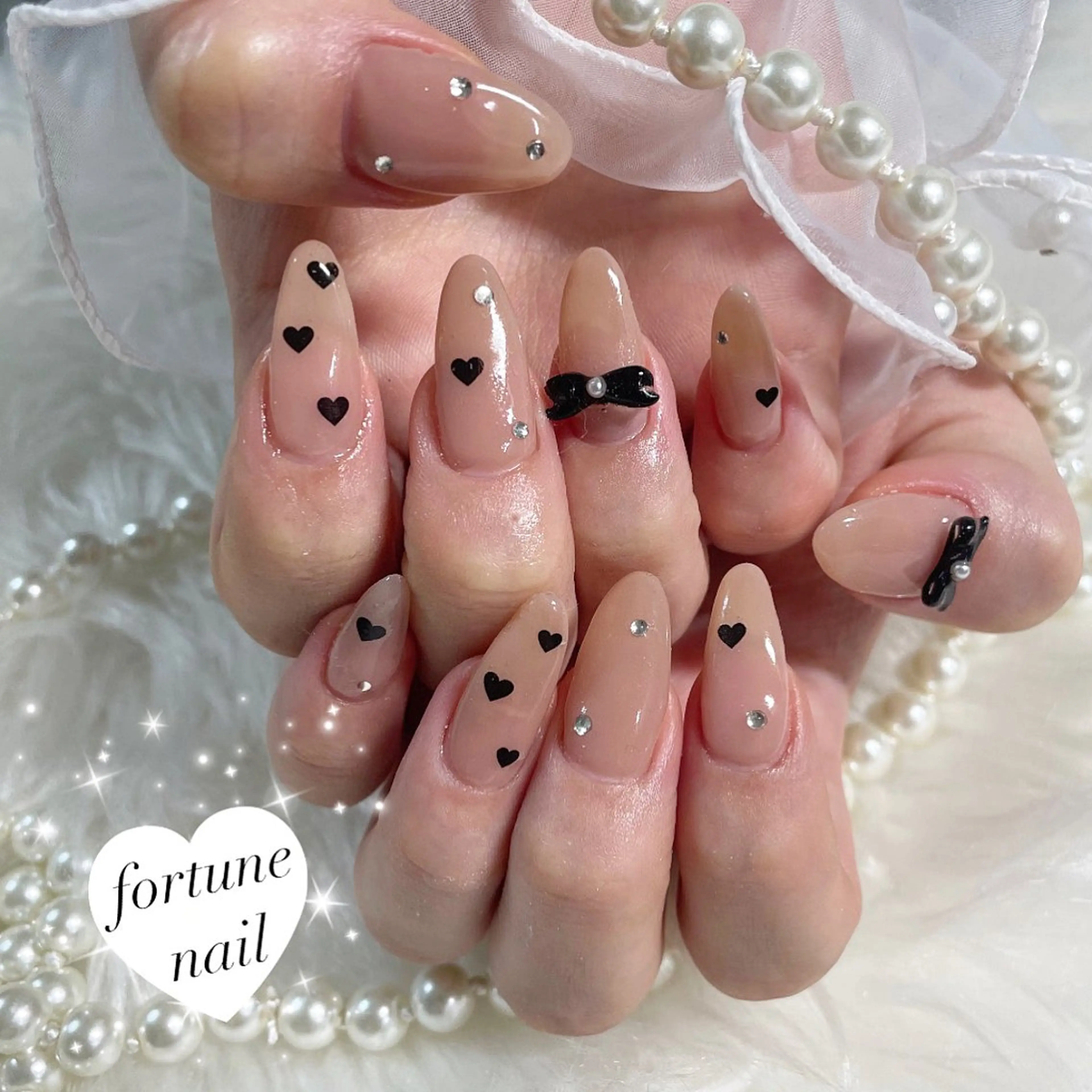 ネイル ハート バレンタイン 💎saori 💎のネイルデザイン