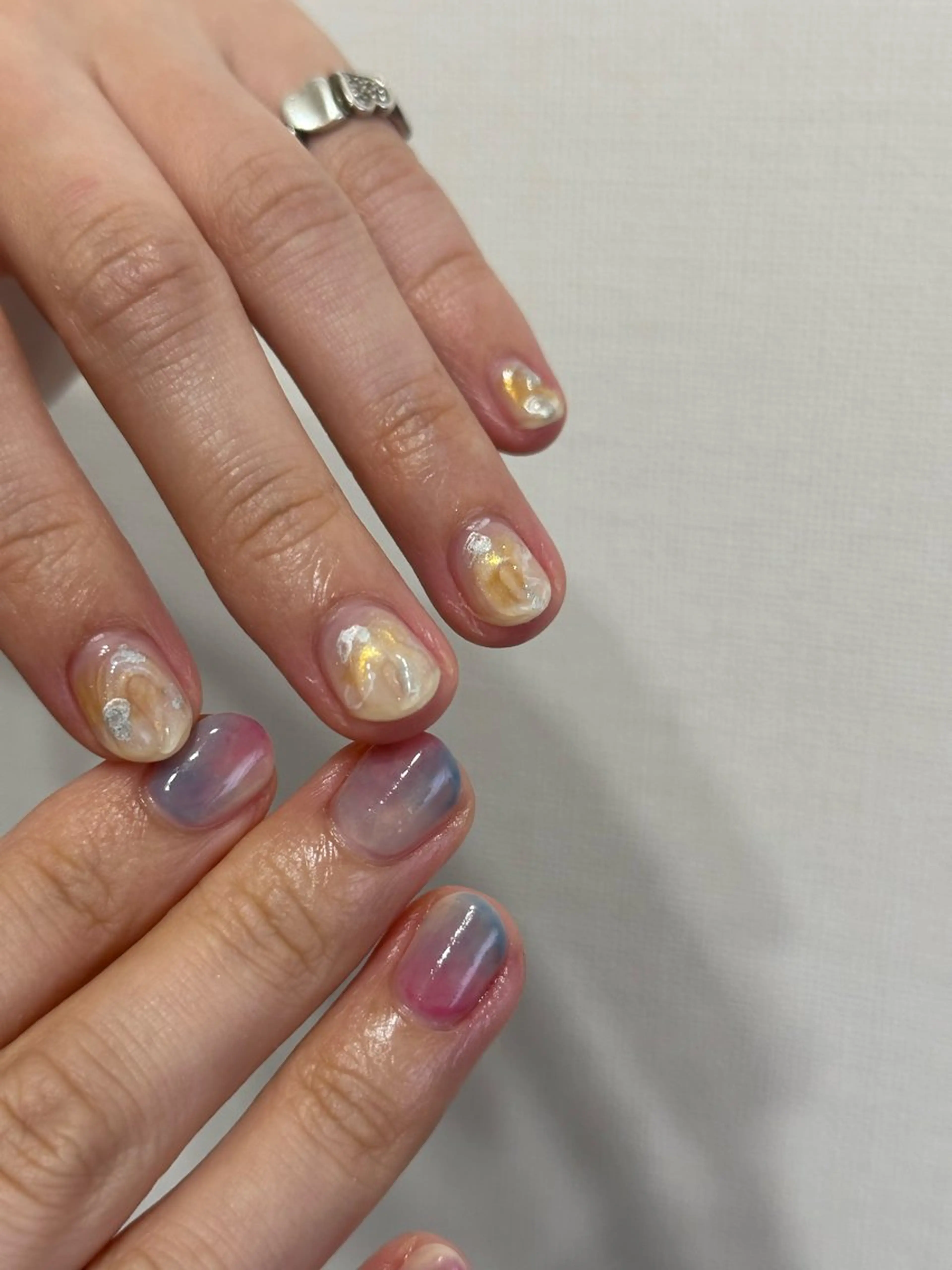 ネイル ハンドネイル フットネイル kiii.__ ✴︎*のネイルデザイン