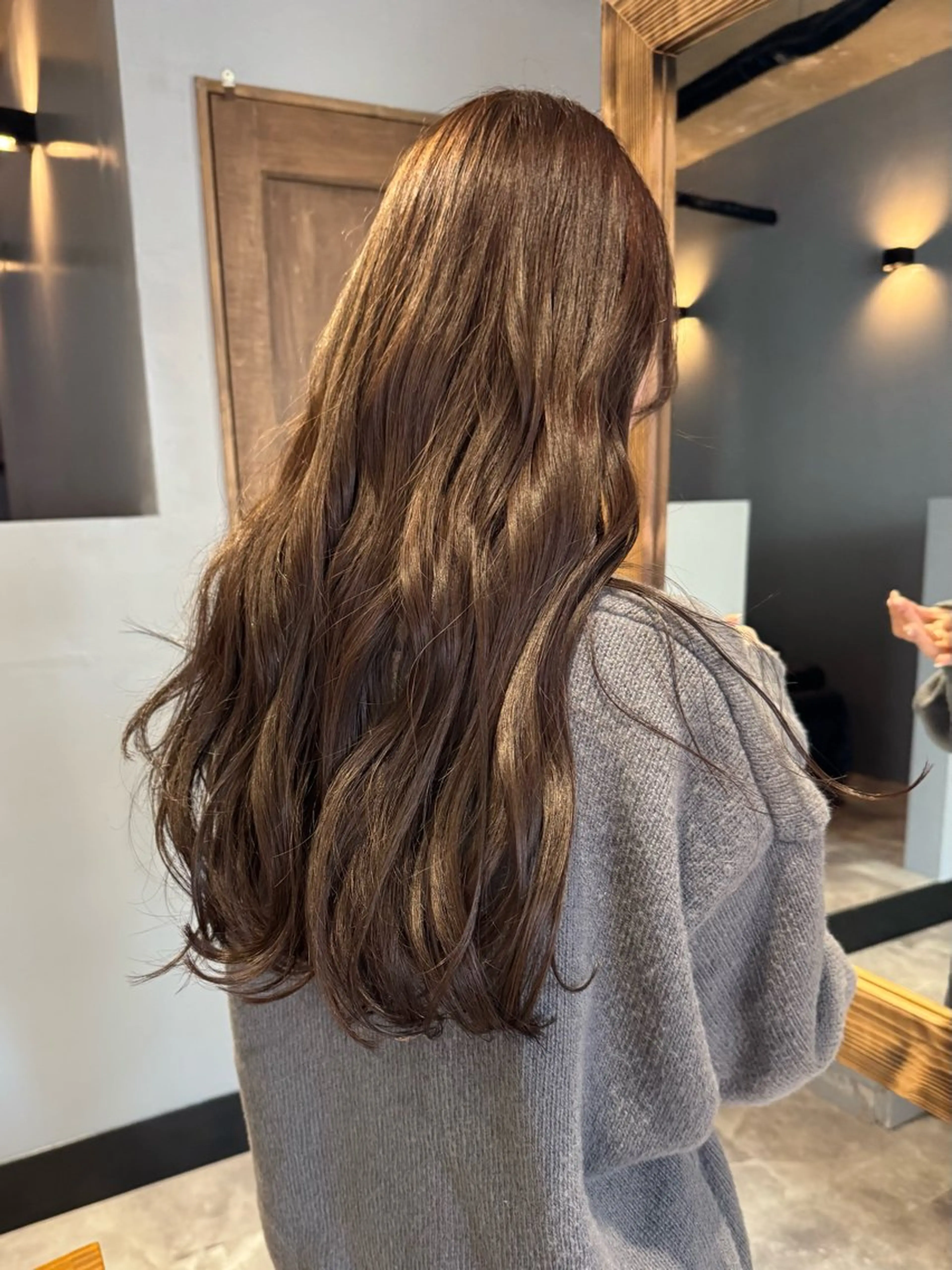 ロング カラー 透明感カラー イルミナカラー カット ヘアカラー 画 kirikaのヘアスタイル