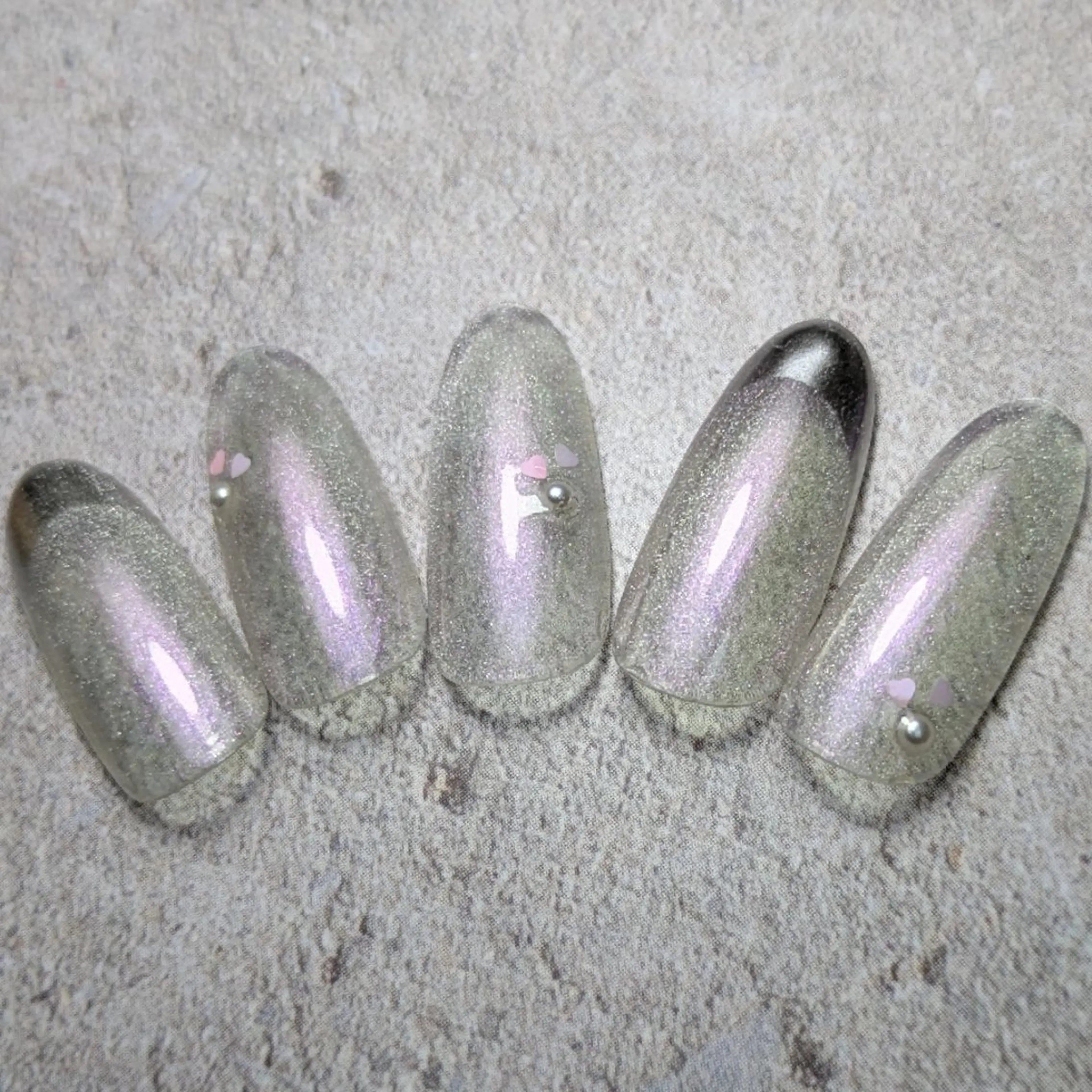 ネイル マグネットネイル バレンタイン s nail sakikoのネイルデザイン