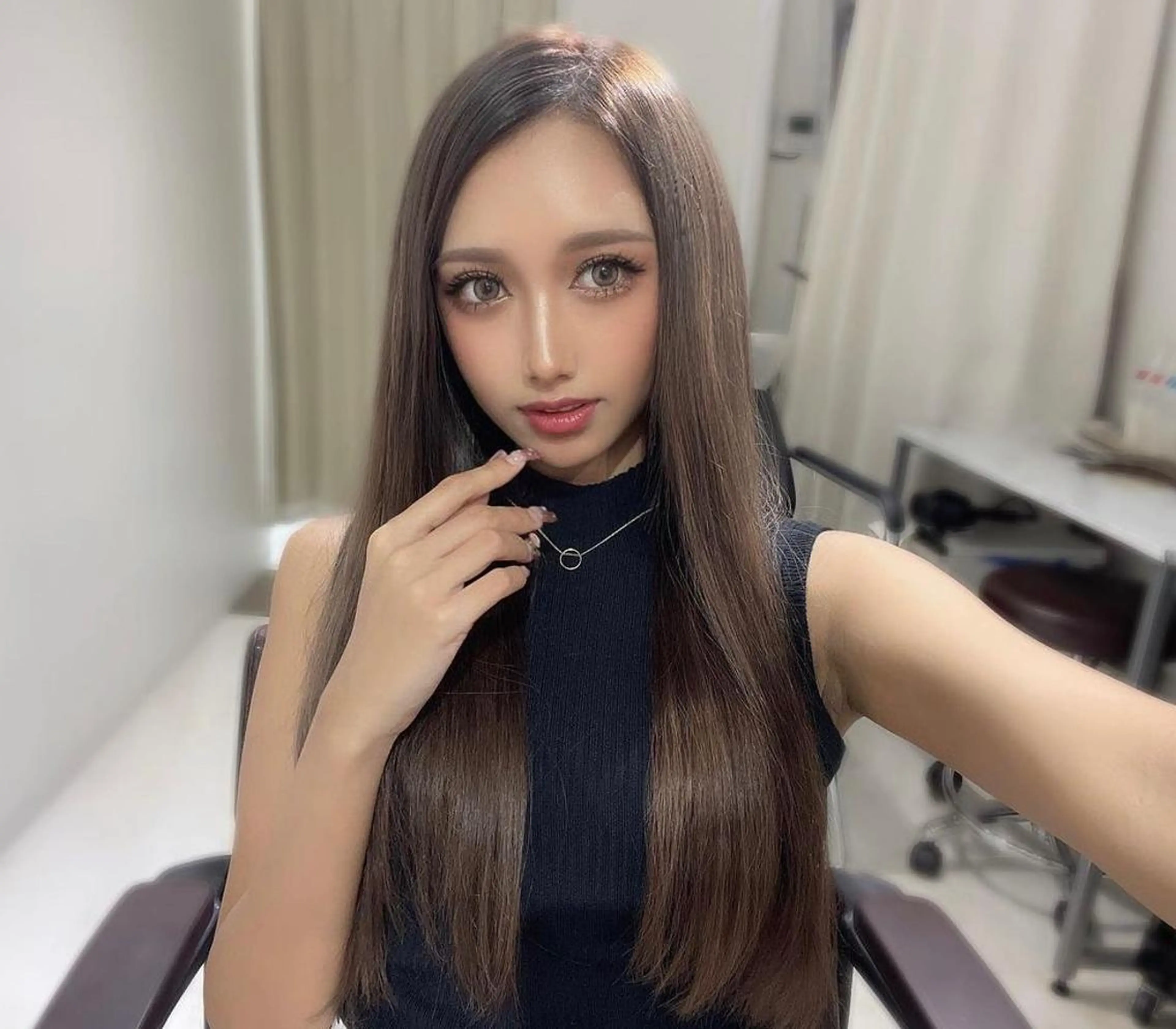 ロング カラー ヘアカラー トリートメント 【Diar】オーナー アキヨシケンタのヘアスタイル