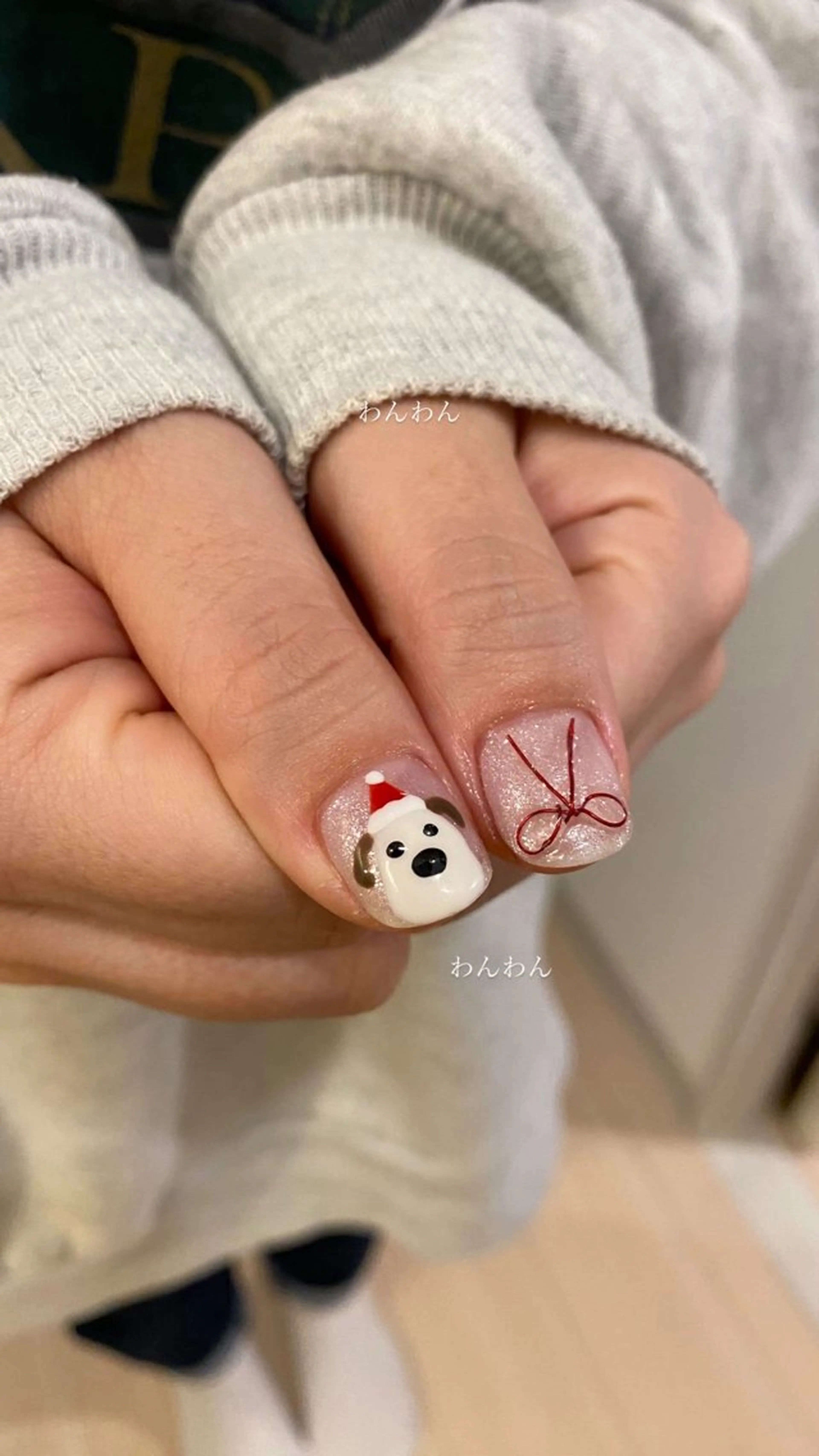 ネイル アートネイル 赤色 umi nailのネイルデザイン