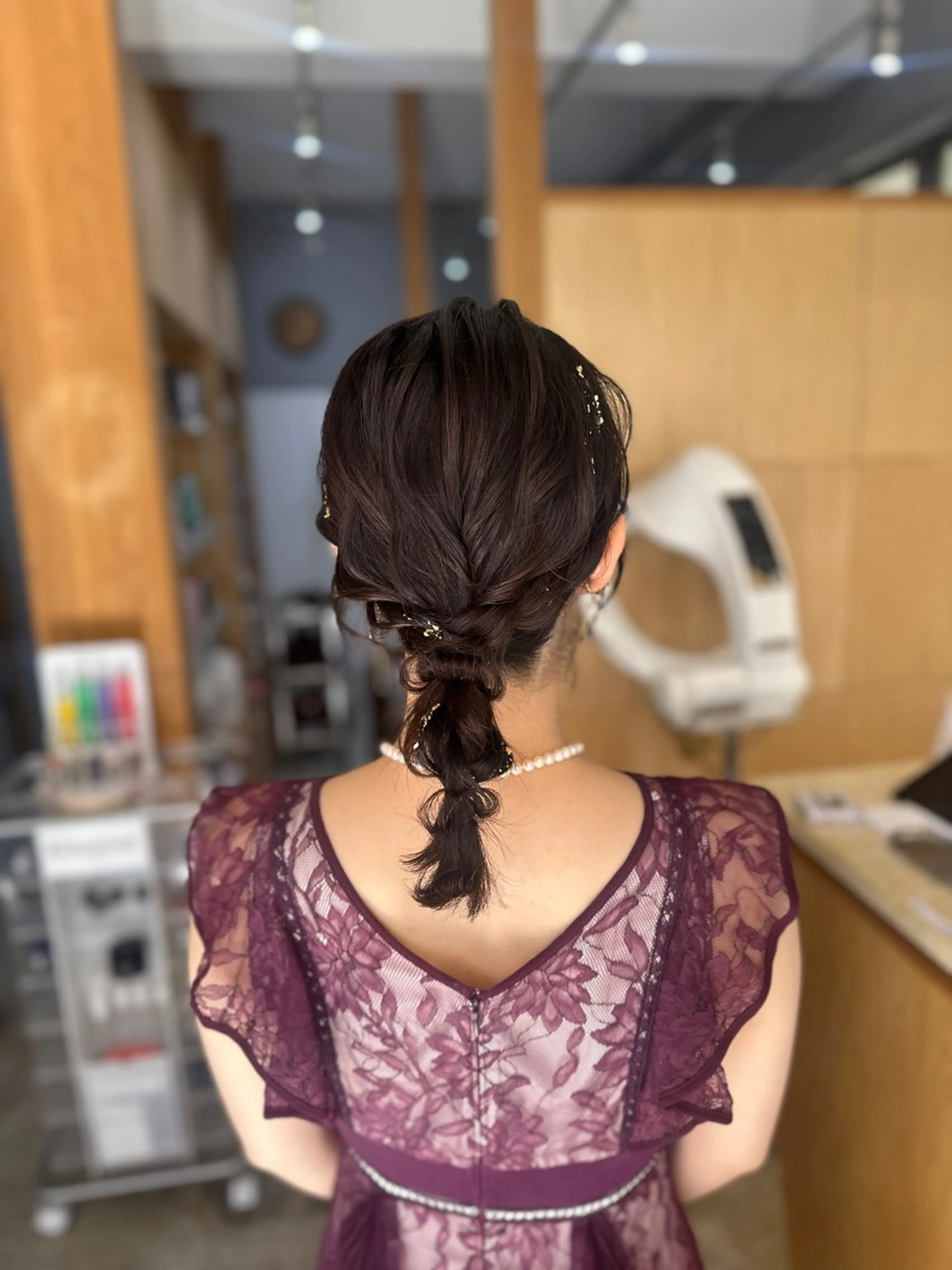 ミディアム ヘアセット miloc MOMOKAのヘアスタイル