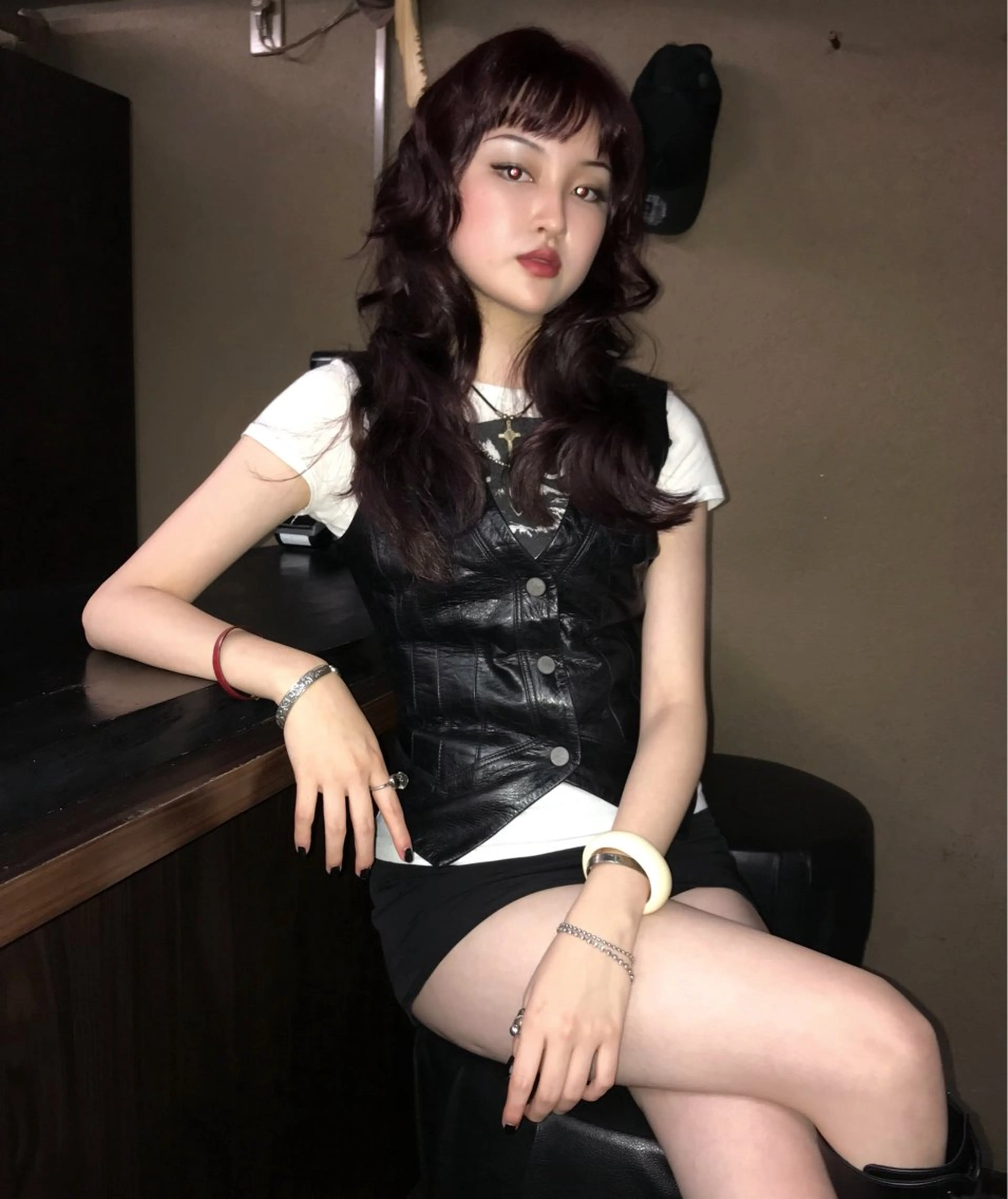 ロング カラー ヘアアレンジ toshima akariのヘアスタイル