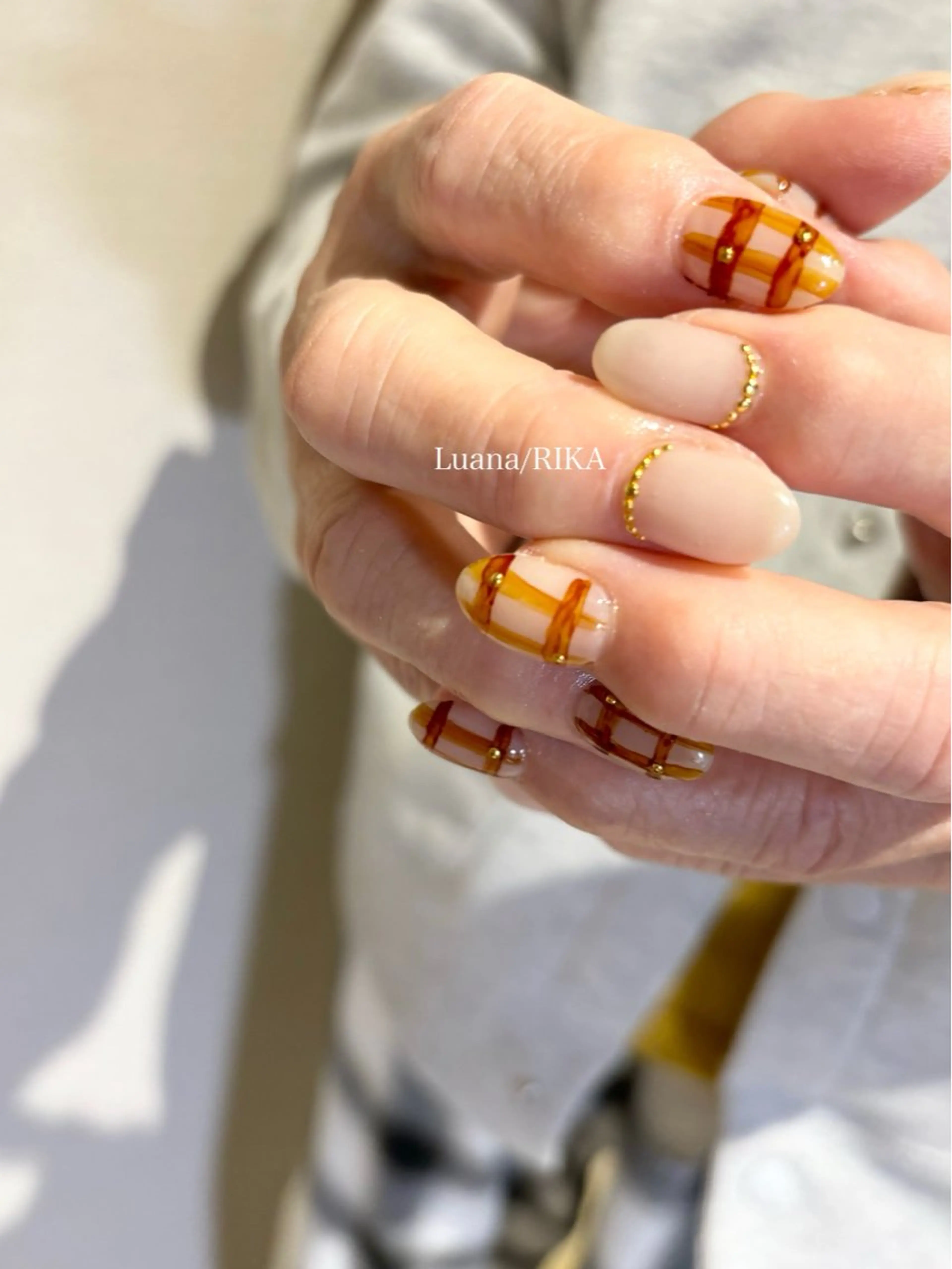 ネイル ニュアンスネイル シンプルネイル ハンドネイル Nail Salon Luana Rikaのネイルデザイン