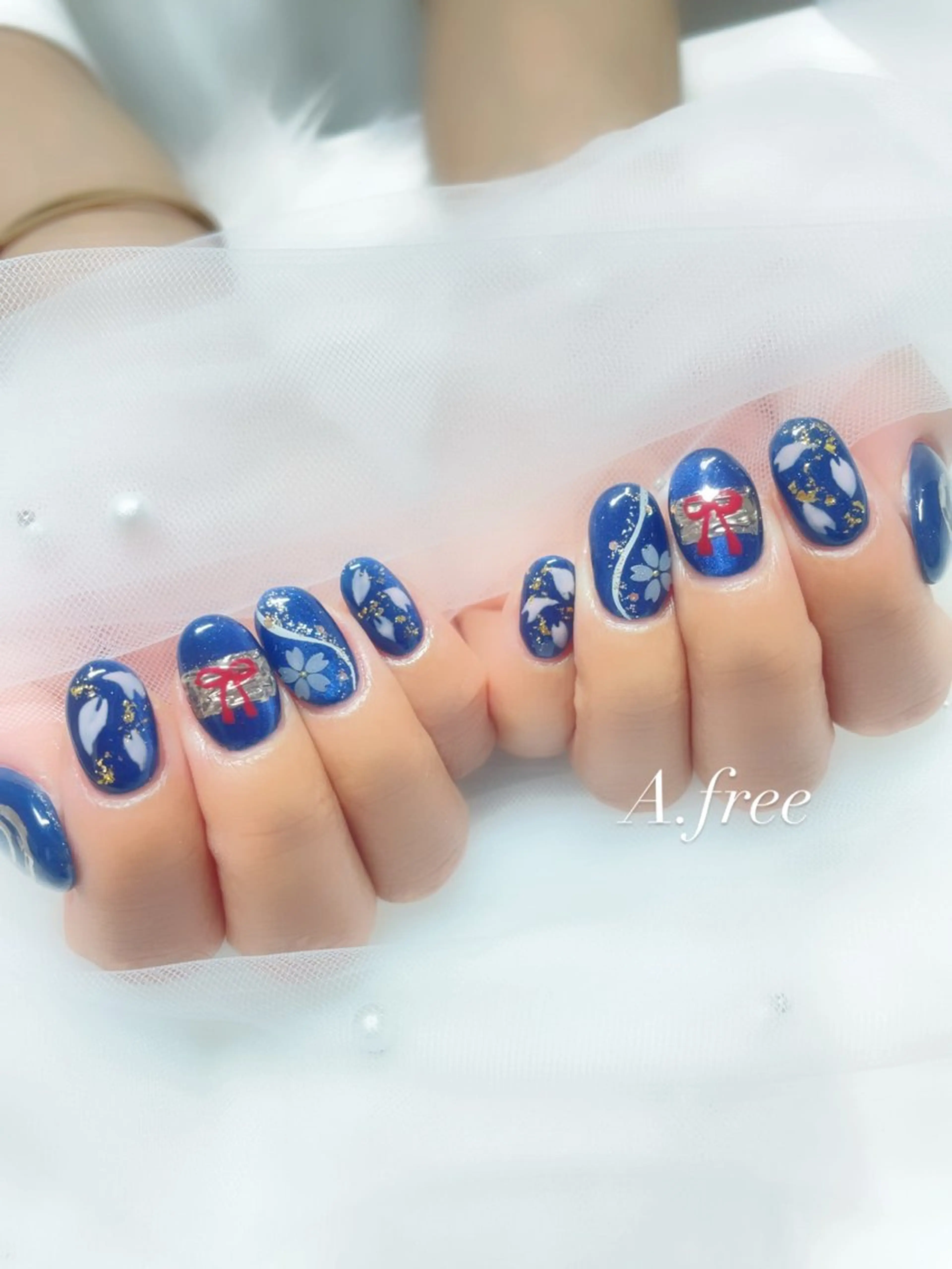 ネイル ジェルネイル ハンドネイル A.free✧*｡ アレルギー対応✧*｡のネイルデザイン