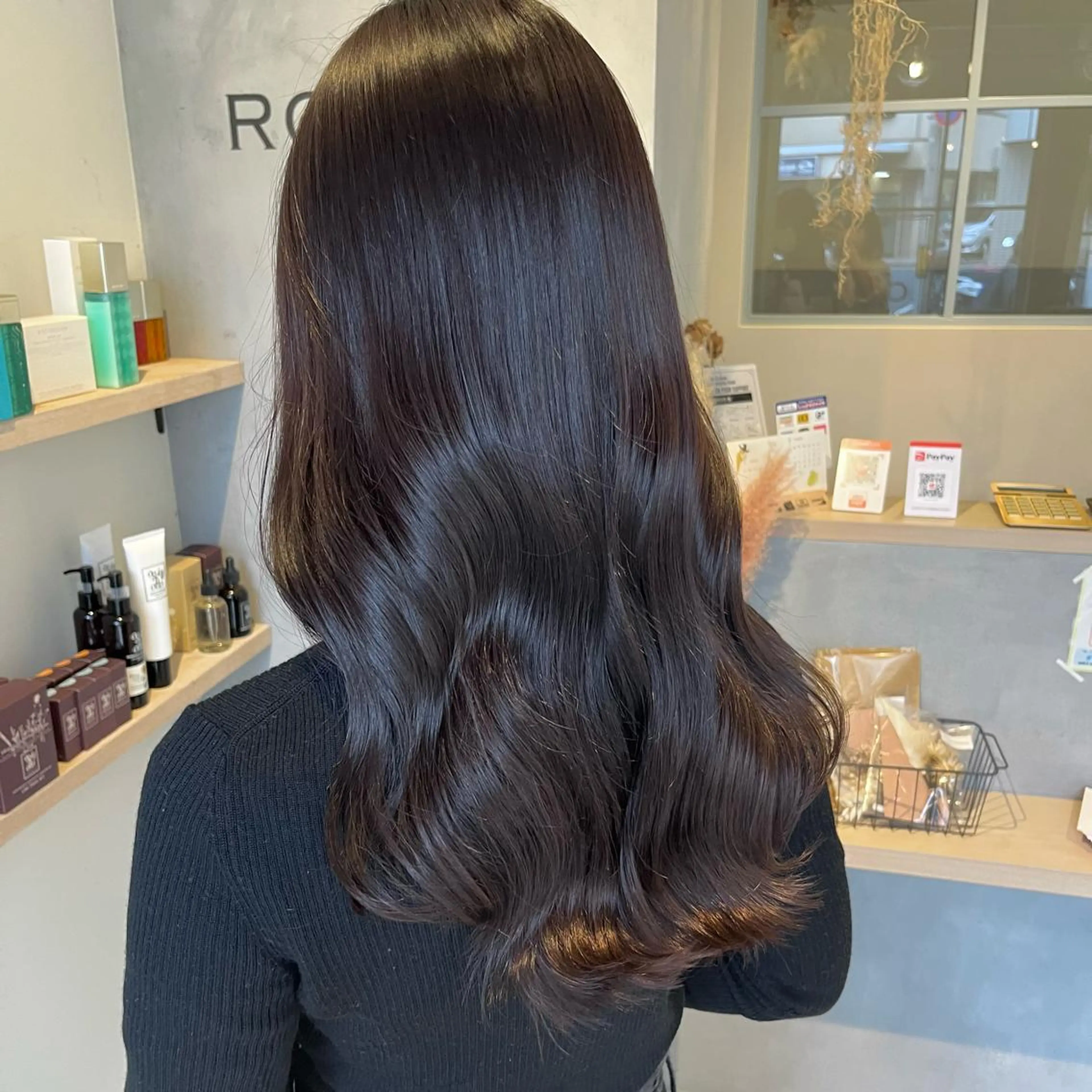 ロング カラー ピンクカラー ヘアカラー mai ROCCOのヘアスタイル