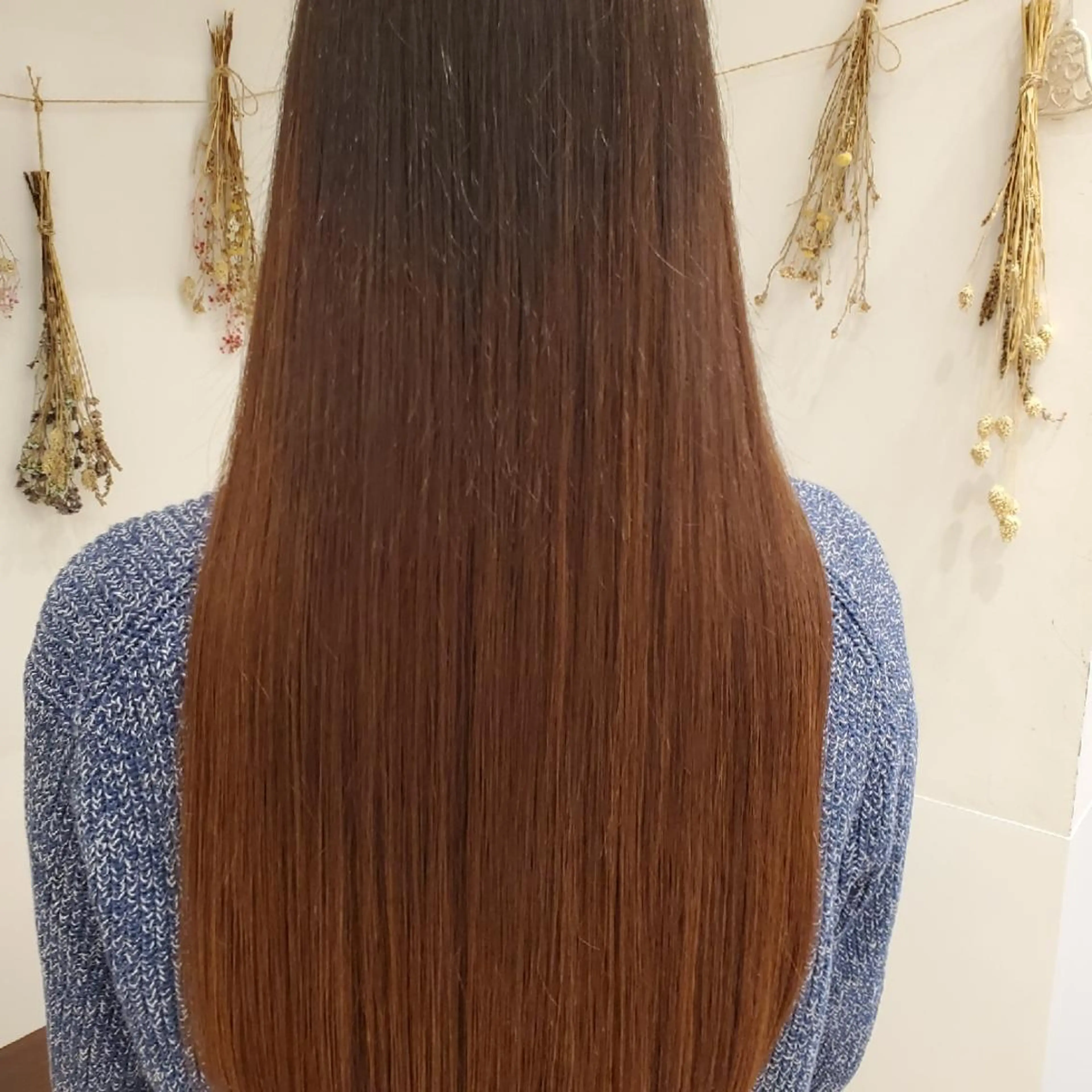 ロング 髪質改善 韓国レイヤー/髪質 改善カラー/れんのヘアスタイル