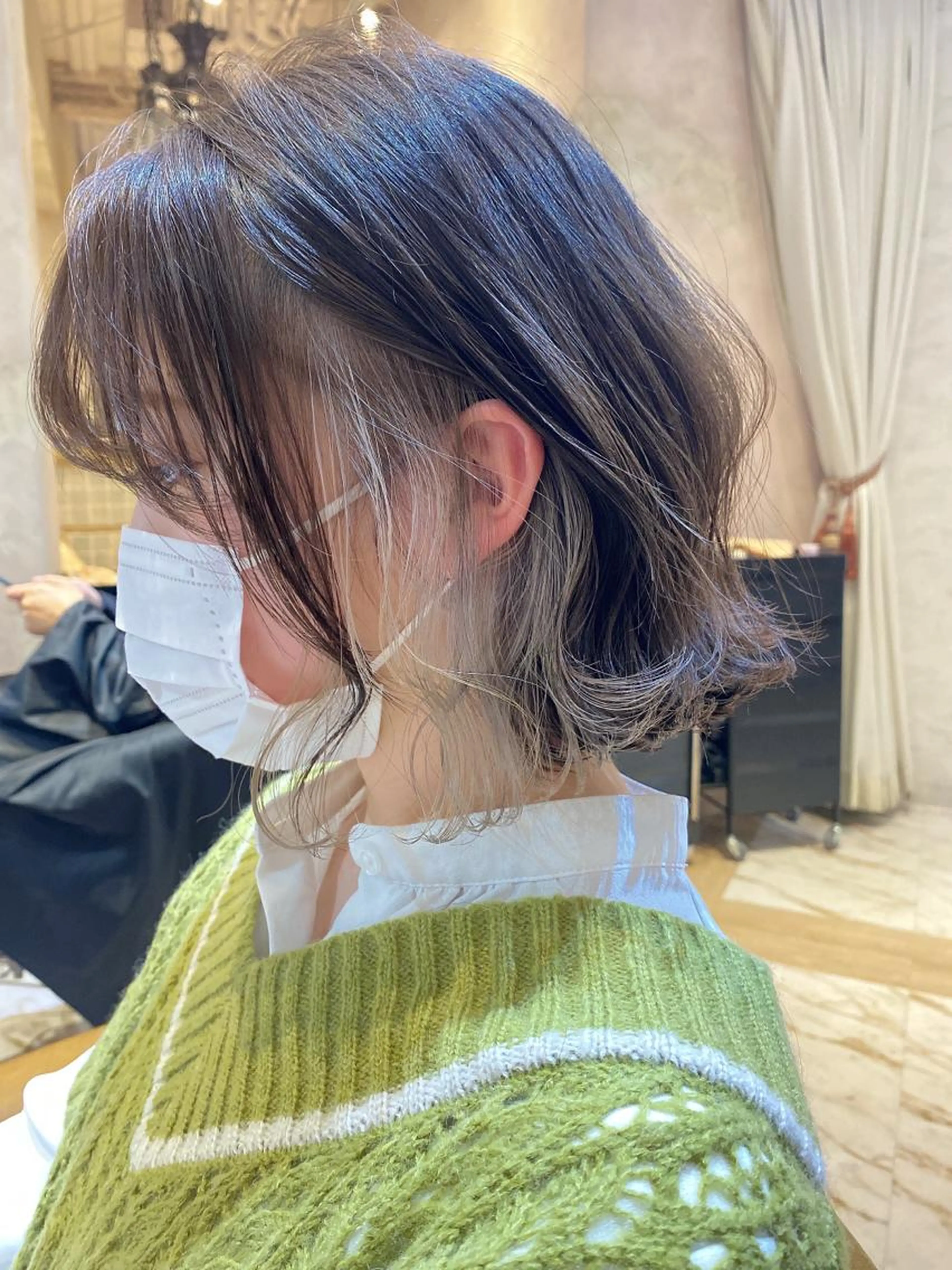 ✨インナーブリーチ +オンカラー +1step補修トリートメント✨の写真