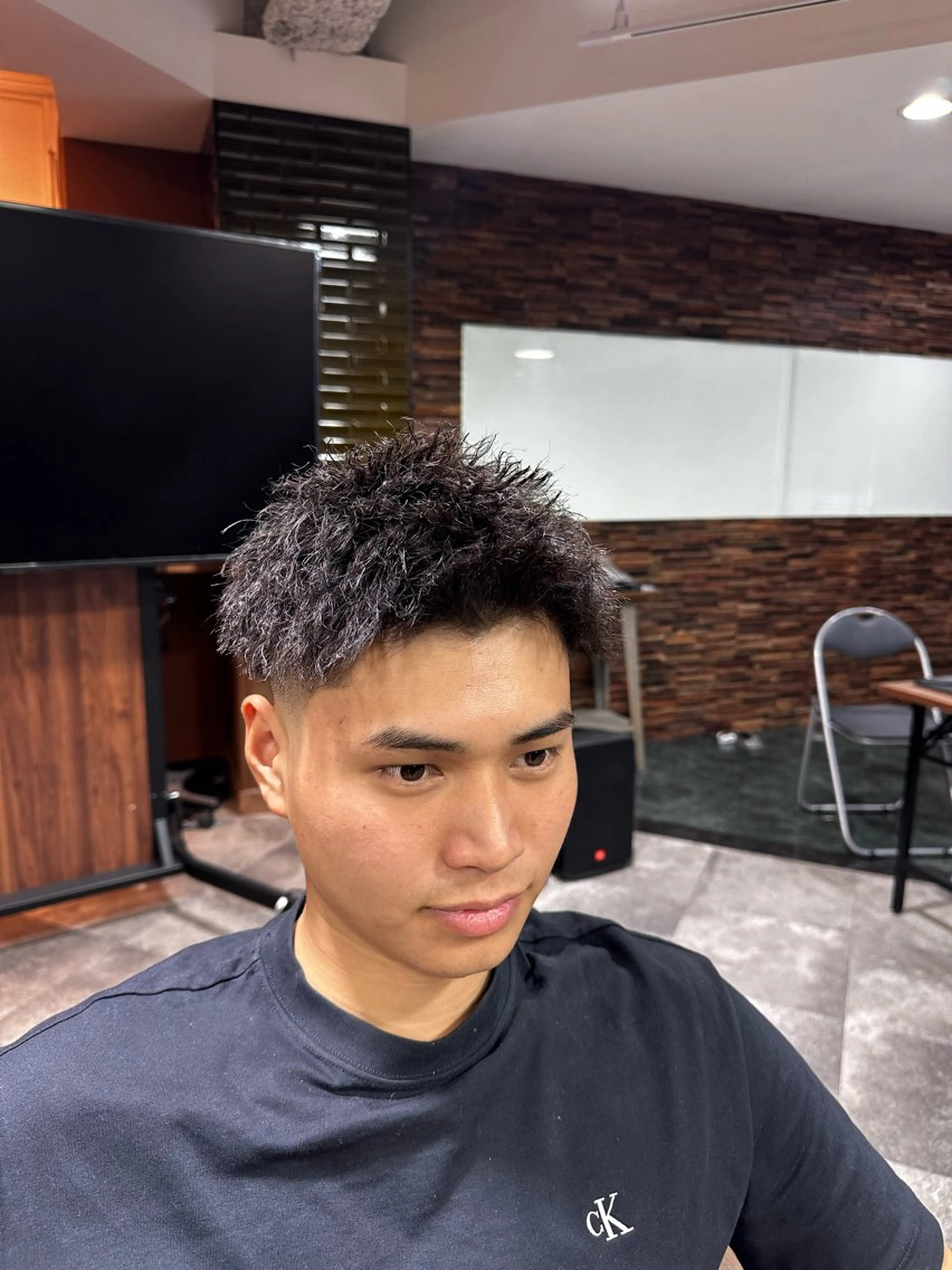 ショート パーマ メンズ growth天神店【グロウ】所属・growth MIKIYAのヘアスタイル