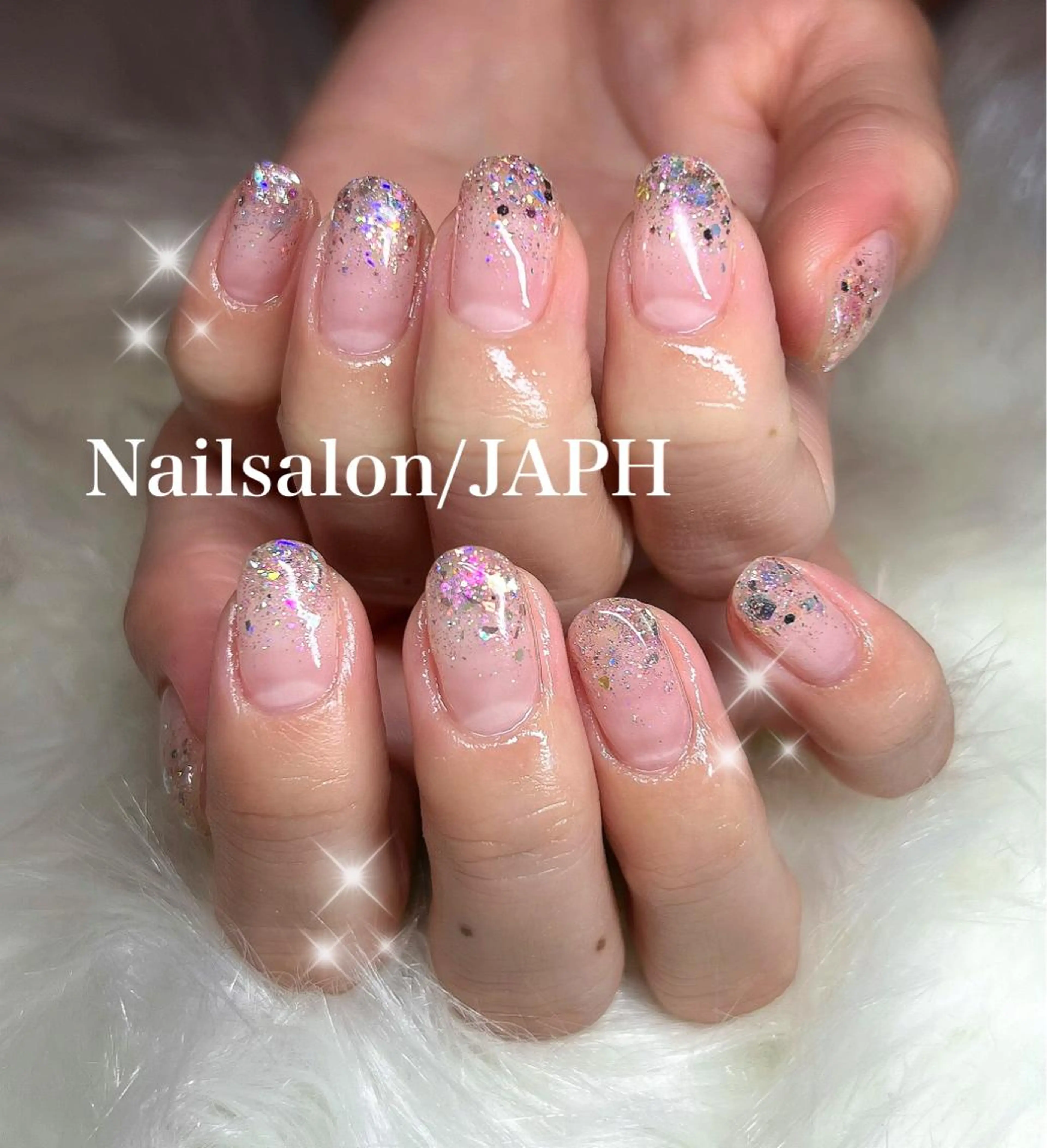 ネイル ラメ(グリッター) NailSalon /JAPHのネイルデザイン