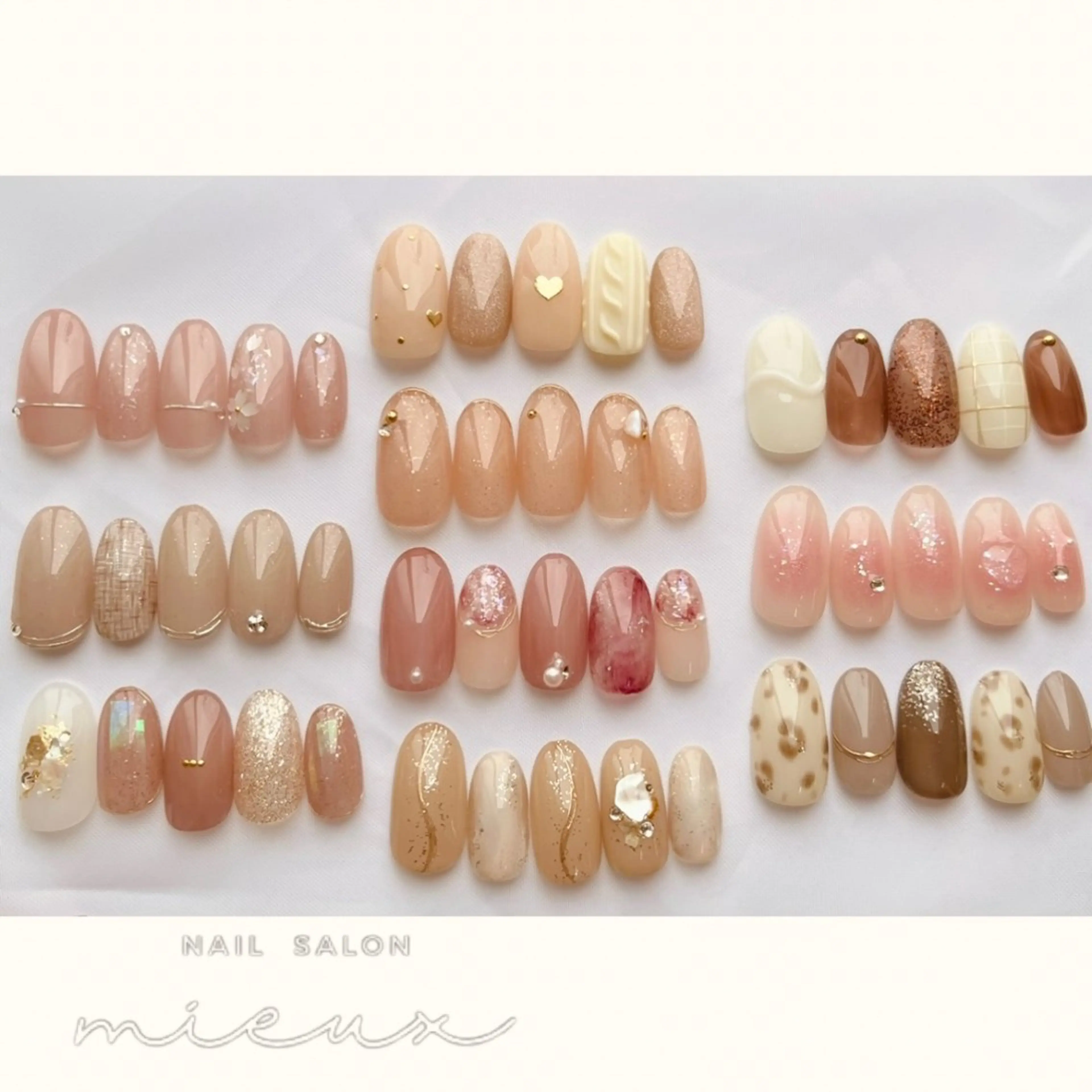 ネイル ハンドネイル mieux ariiiのネイルデザイン