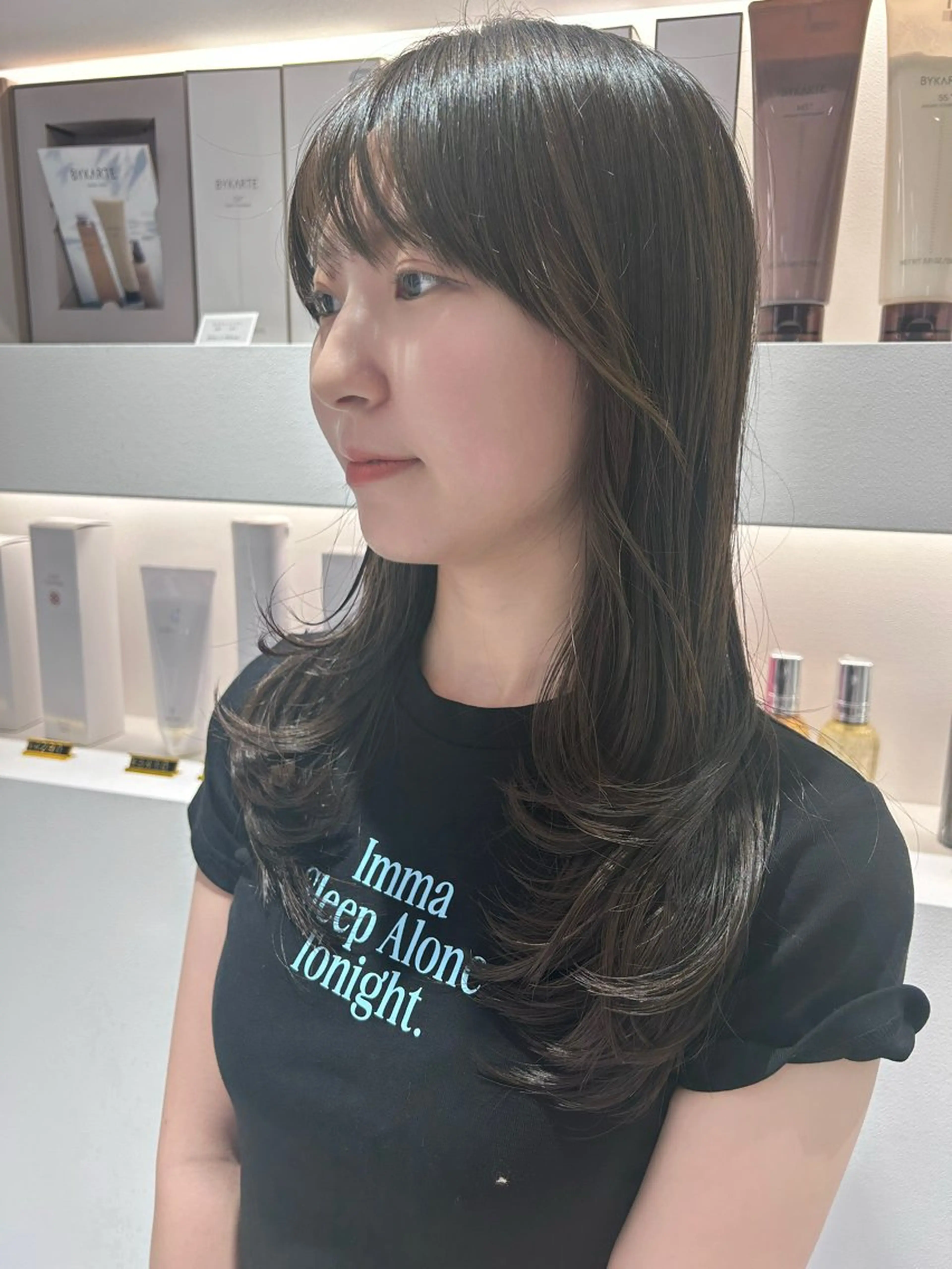 セミロング カット ヘアカラー トリートメント BALMY所属・BALMY- natsuのヘアスタイル
