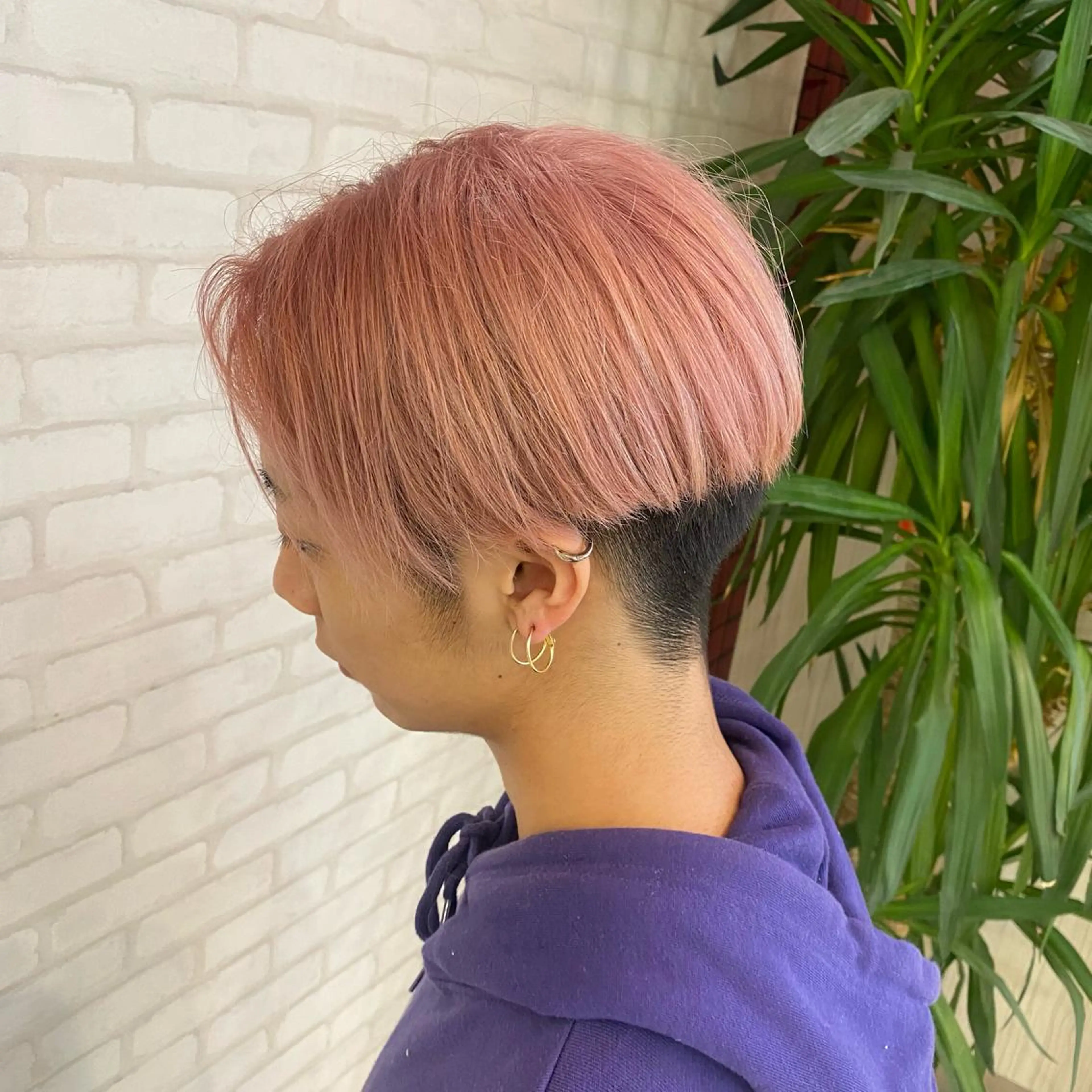 ショート カラー メンズ カット ヘアカラー トリートメント ノンダメージサロンBonheur銀座並木通り店所属・ULTOWA/銀座 ERIのヘアスタイル