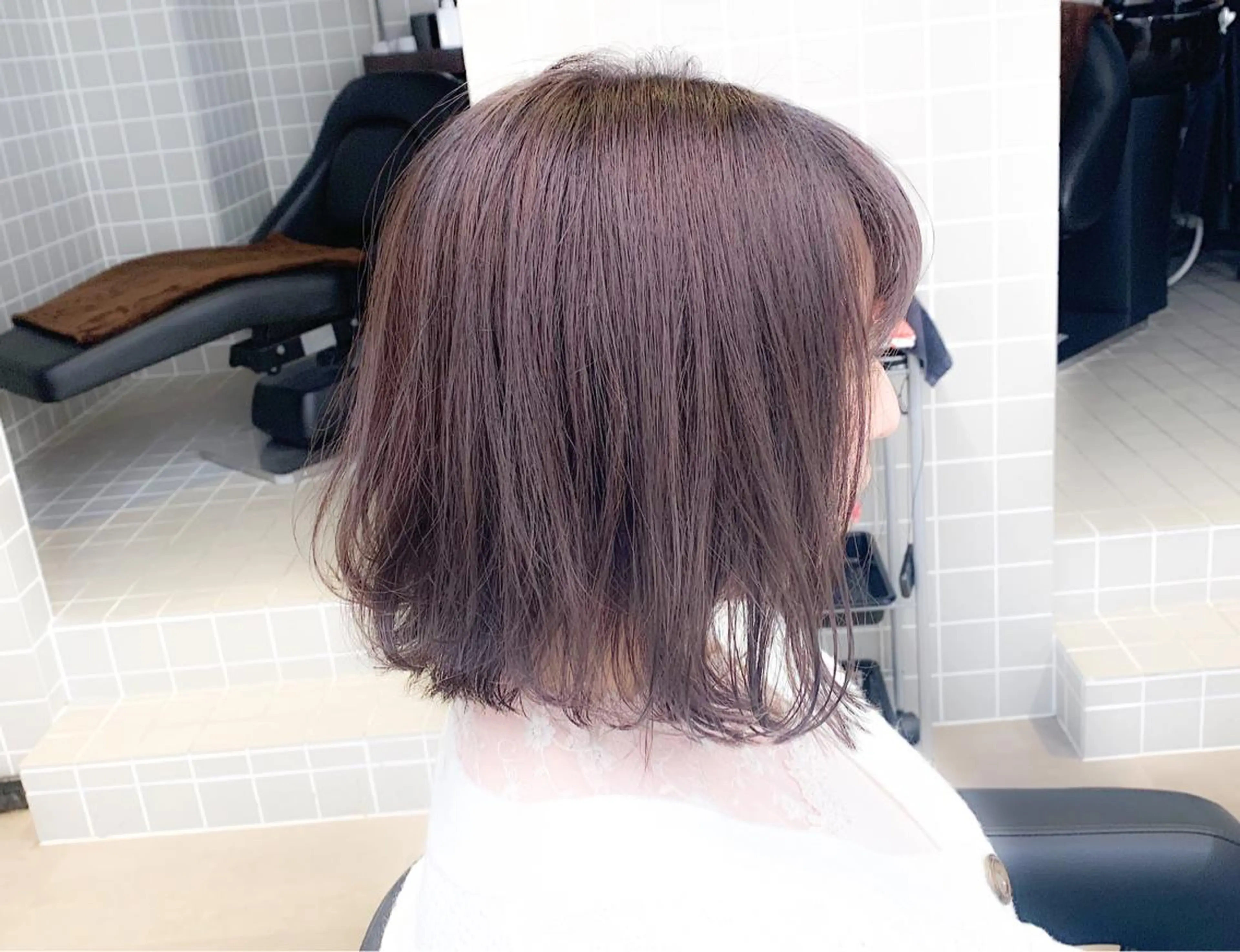 ミディアム カット ヘアカラー トリートメント 【美容室が苦手な方 専問美容室】MIHOのヘアスタイル