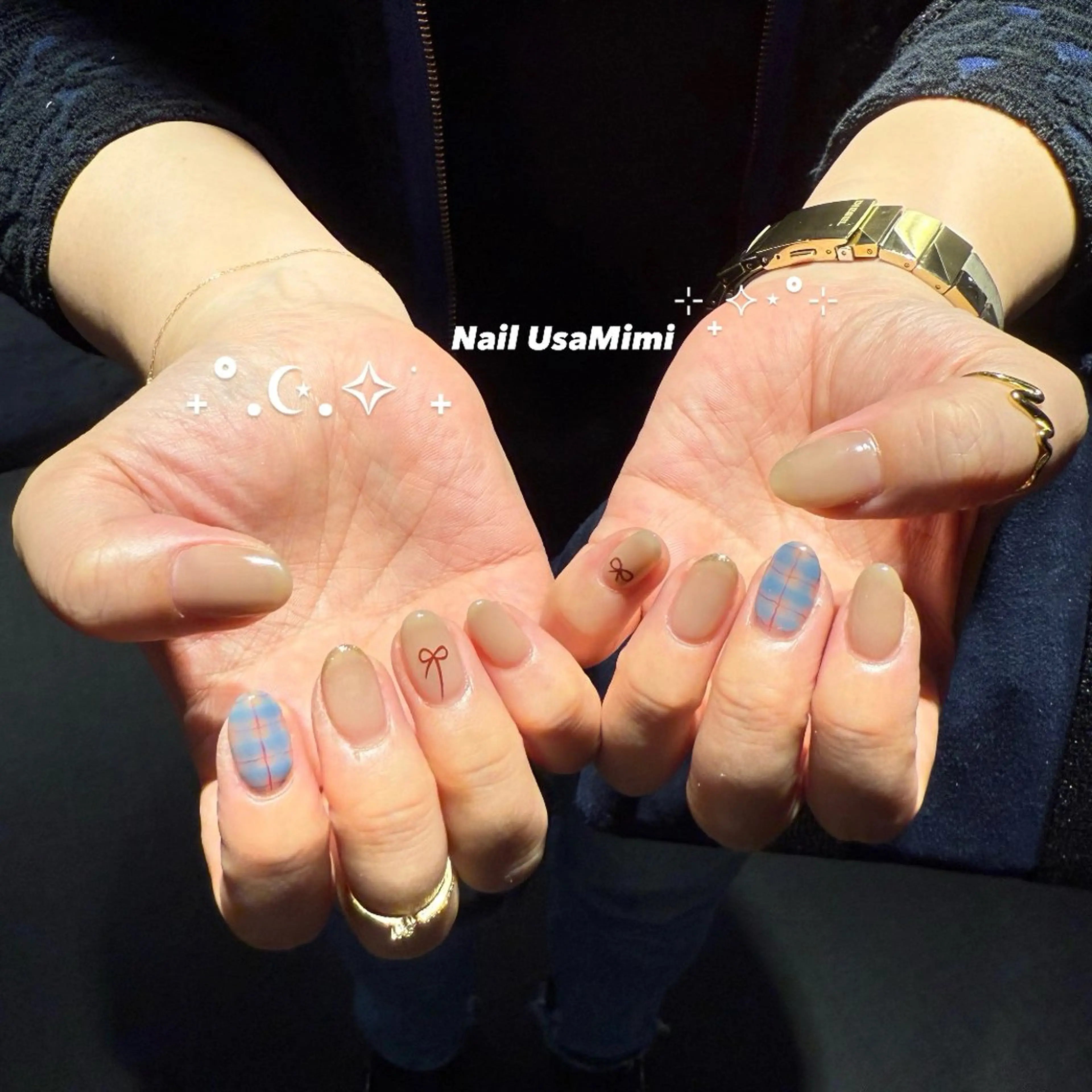 ネイル アートネイル ハンドネイル 本町NailUsaM imi KEINAのネイルデザイン