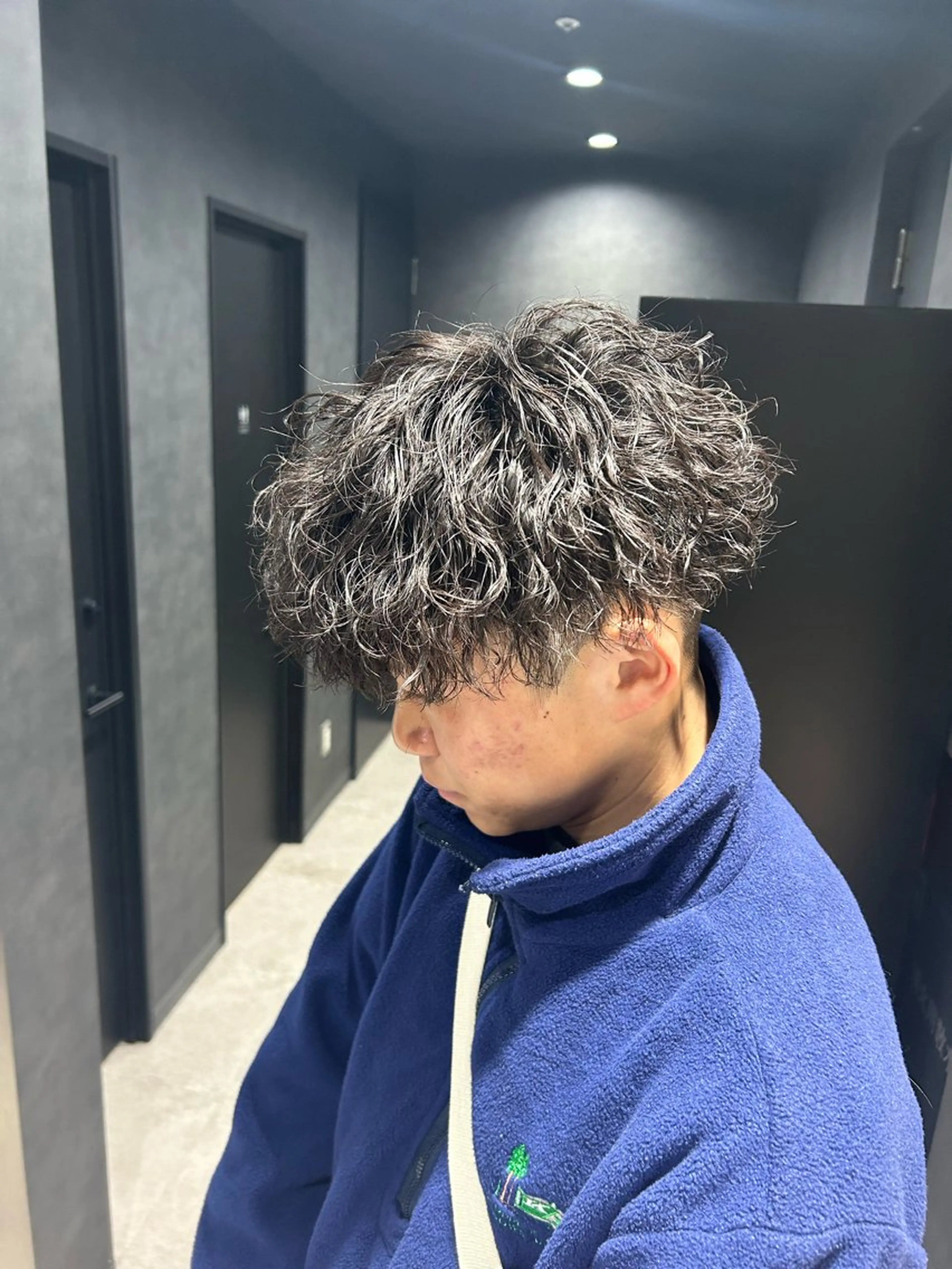 パーマ メンズ カット パーマ トリートメント ヘッドスパ ヘアセット イケメン製造機 🔥上原沙羅🔥のヘアスタイル