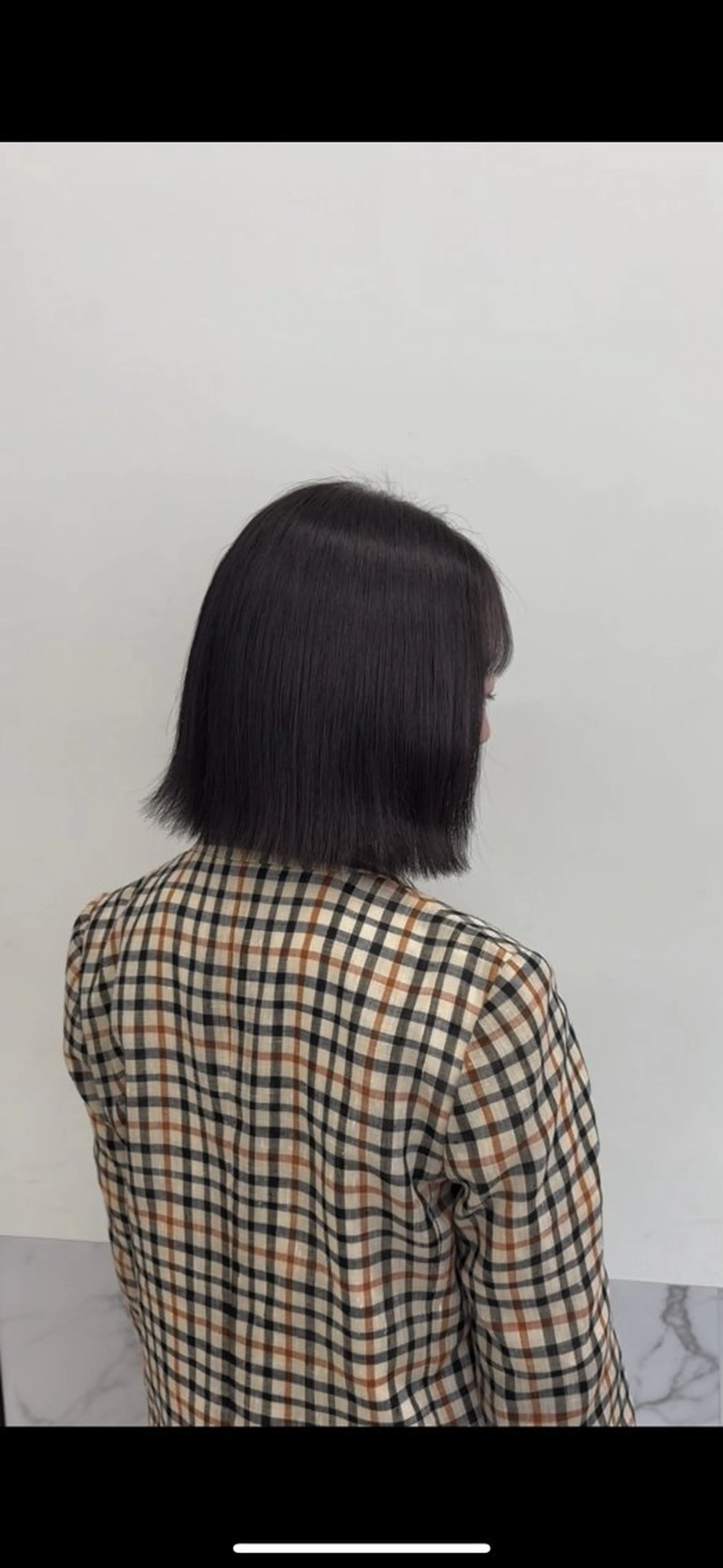 ミディアム カラー 透明感カラー グレージュ 八代 珠羽のヘアスタイル