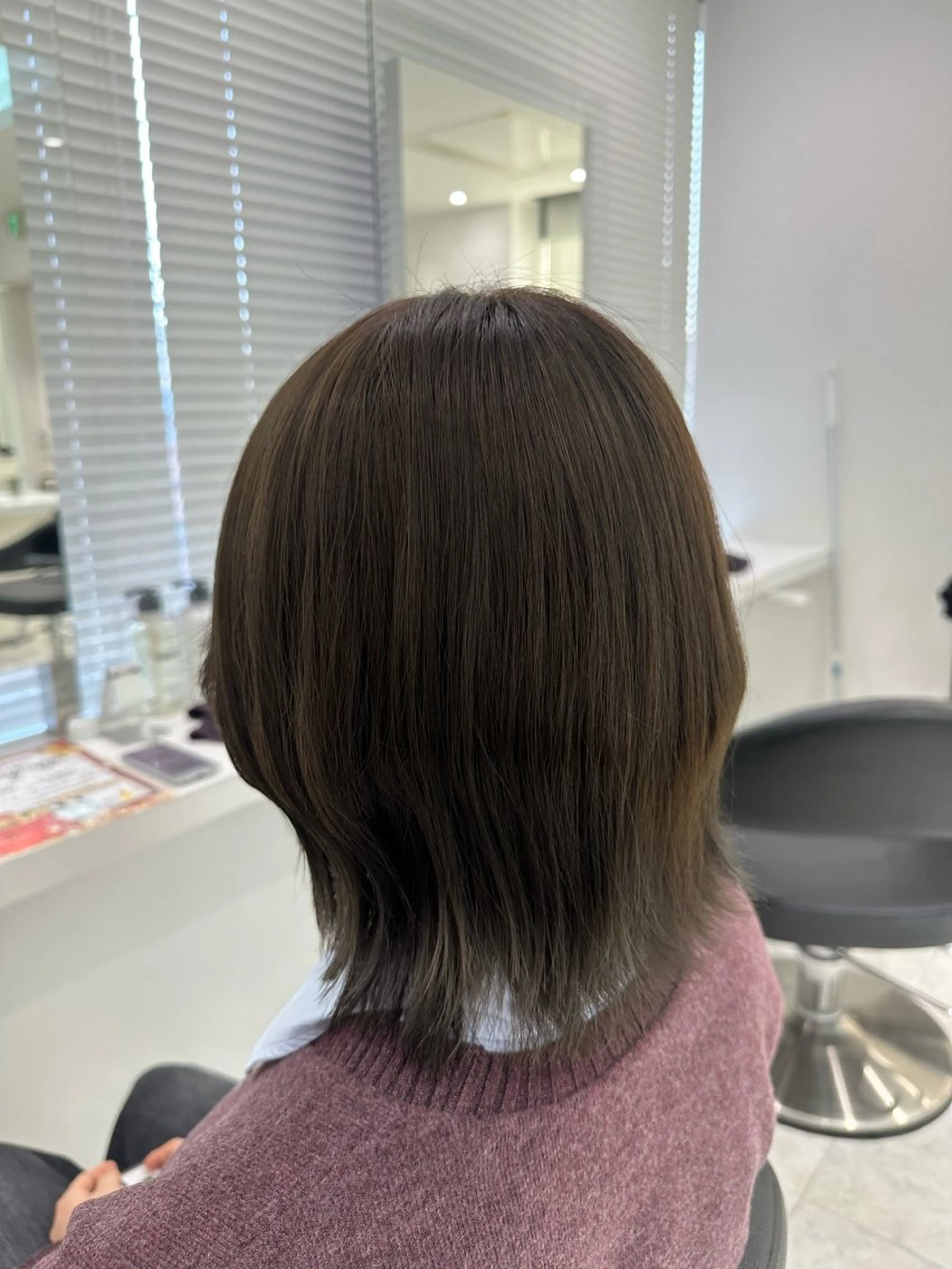 ミディアム カラー カット ヘアカラー 🐺ニュアンスパーマ マッシュ　あさひ🐺のヘアスタイル