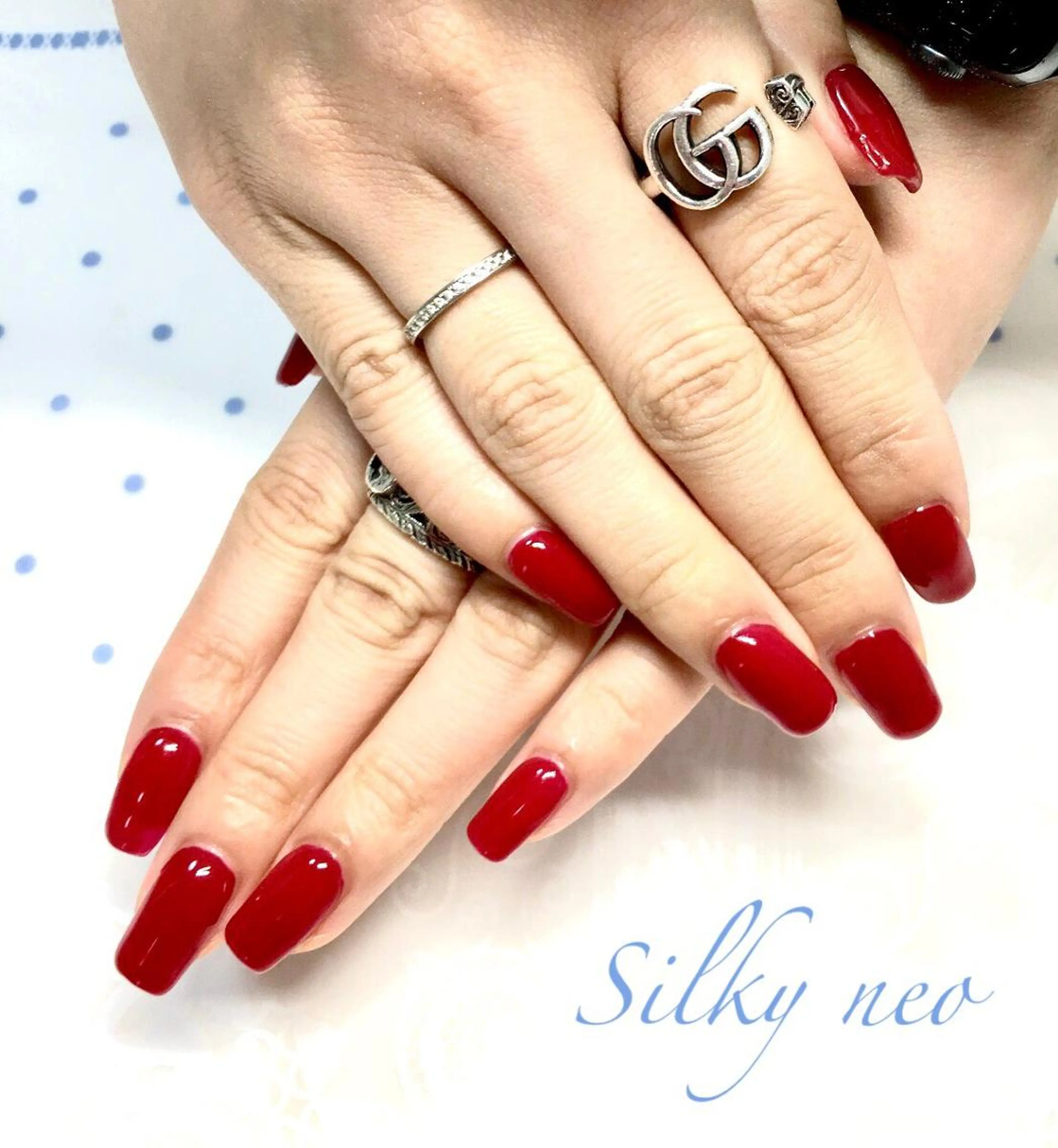 ネイル ワンカラーネイル ハンドネイル Silky_nail _soraのネイルデザイン