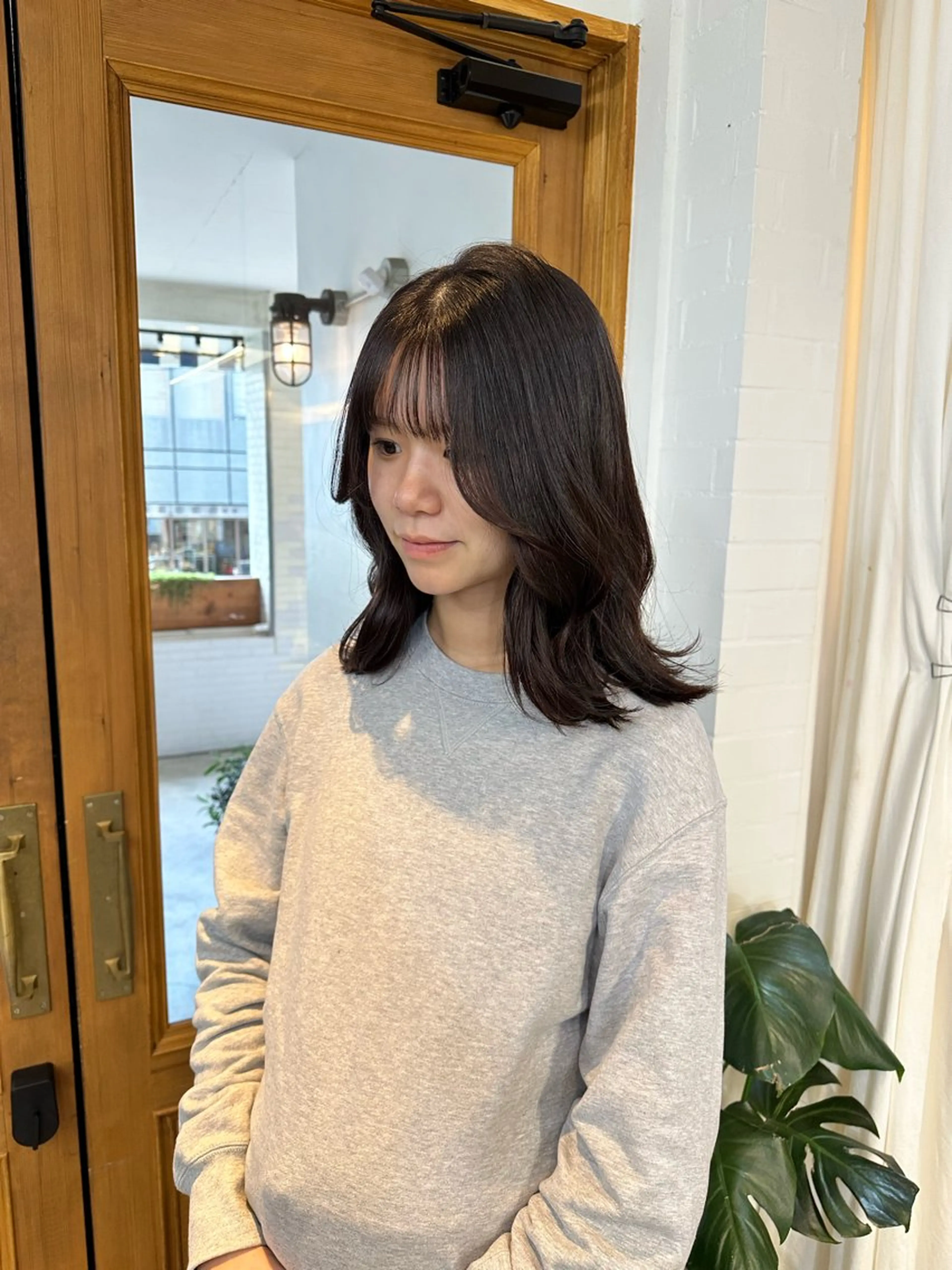 セミロング 【縮毛矯正＆髪質改善 特化】/川上 結愛のヘアスタイル