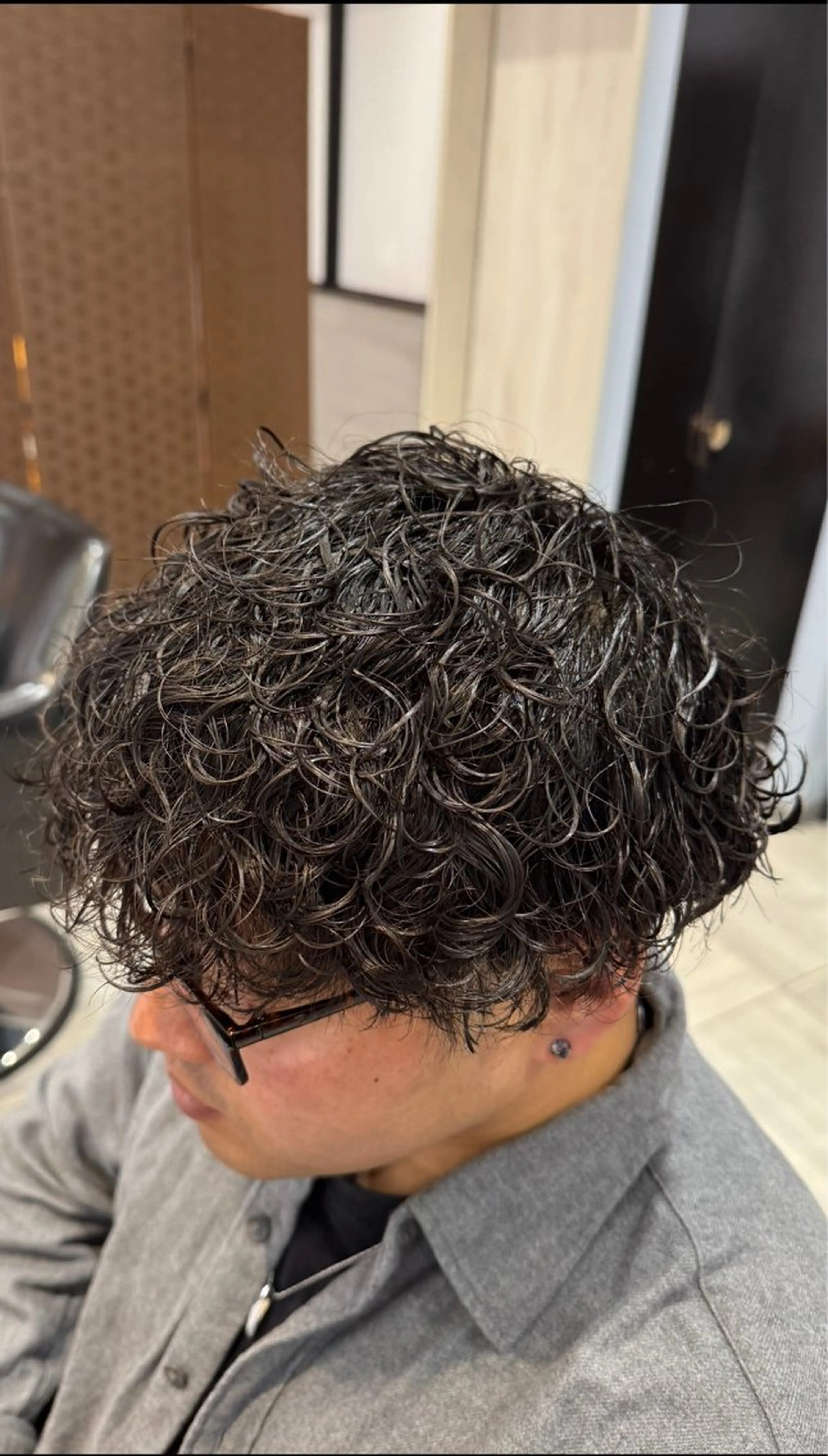 メンズ メンズパーマ 波巻きパーマ カット パーマ 野村安芸 /特殊パーマのヘアスタイル