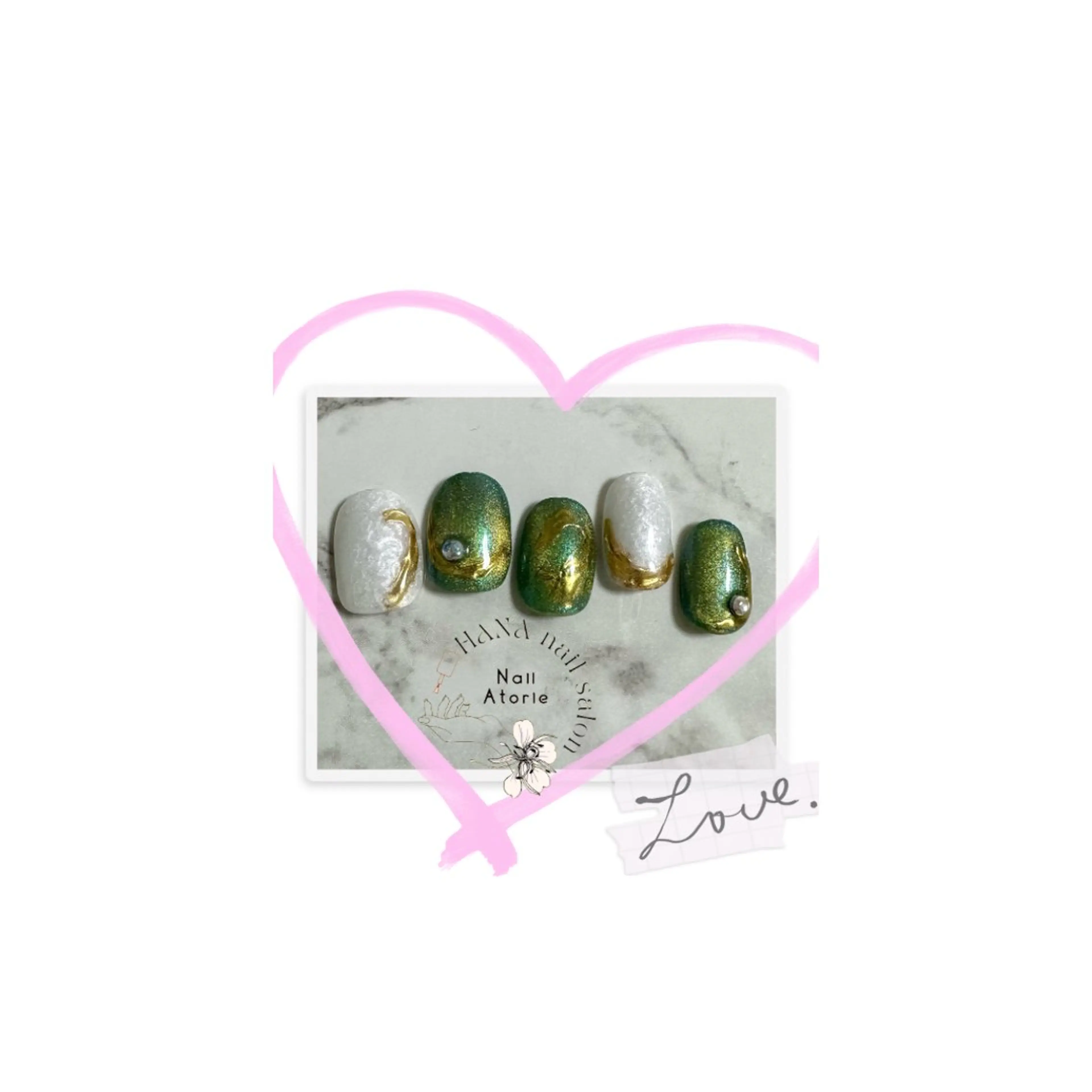 ネイル マグネットネイル HaNA 　nail salonのネイルデザイン