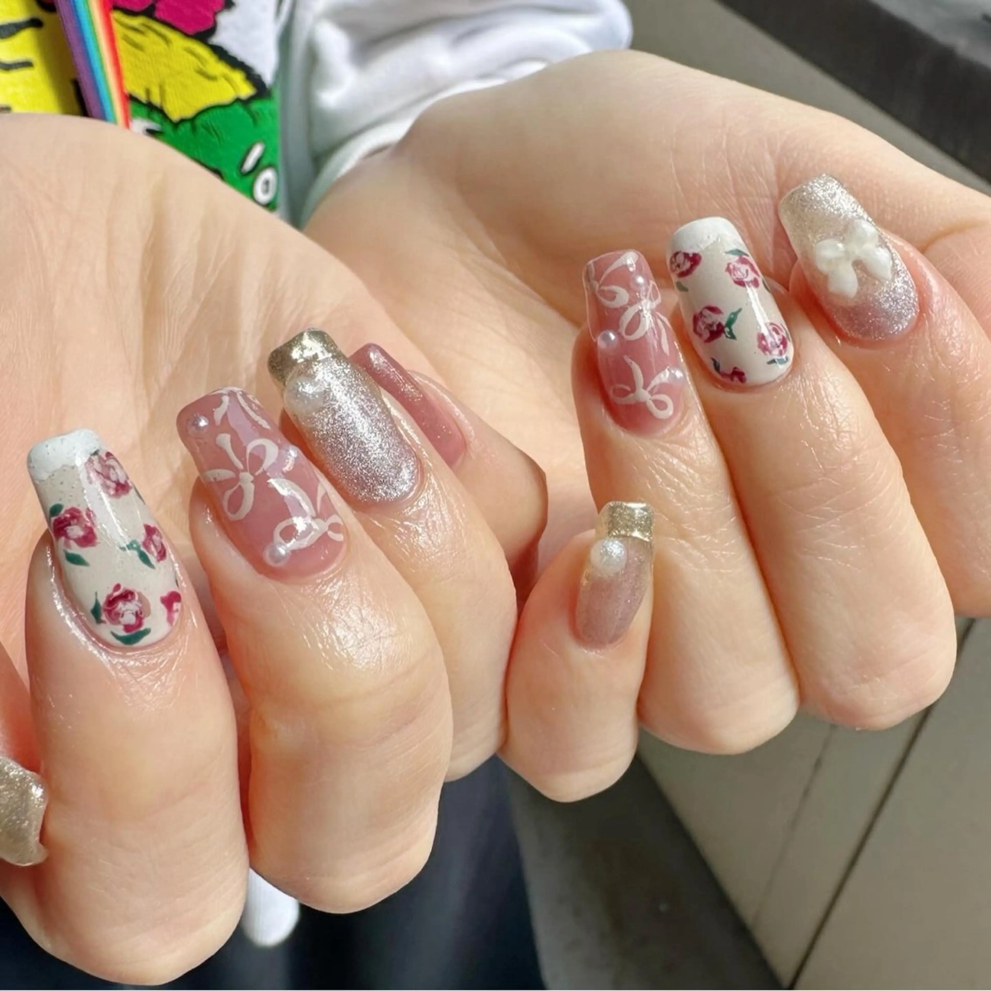 ネイル アートネイル 氷ネイル・うるうるネイル 韓国ネイル マグネットネイル ミラーネイル 🪞KAPE NAIL 🪞のネイルデザイン