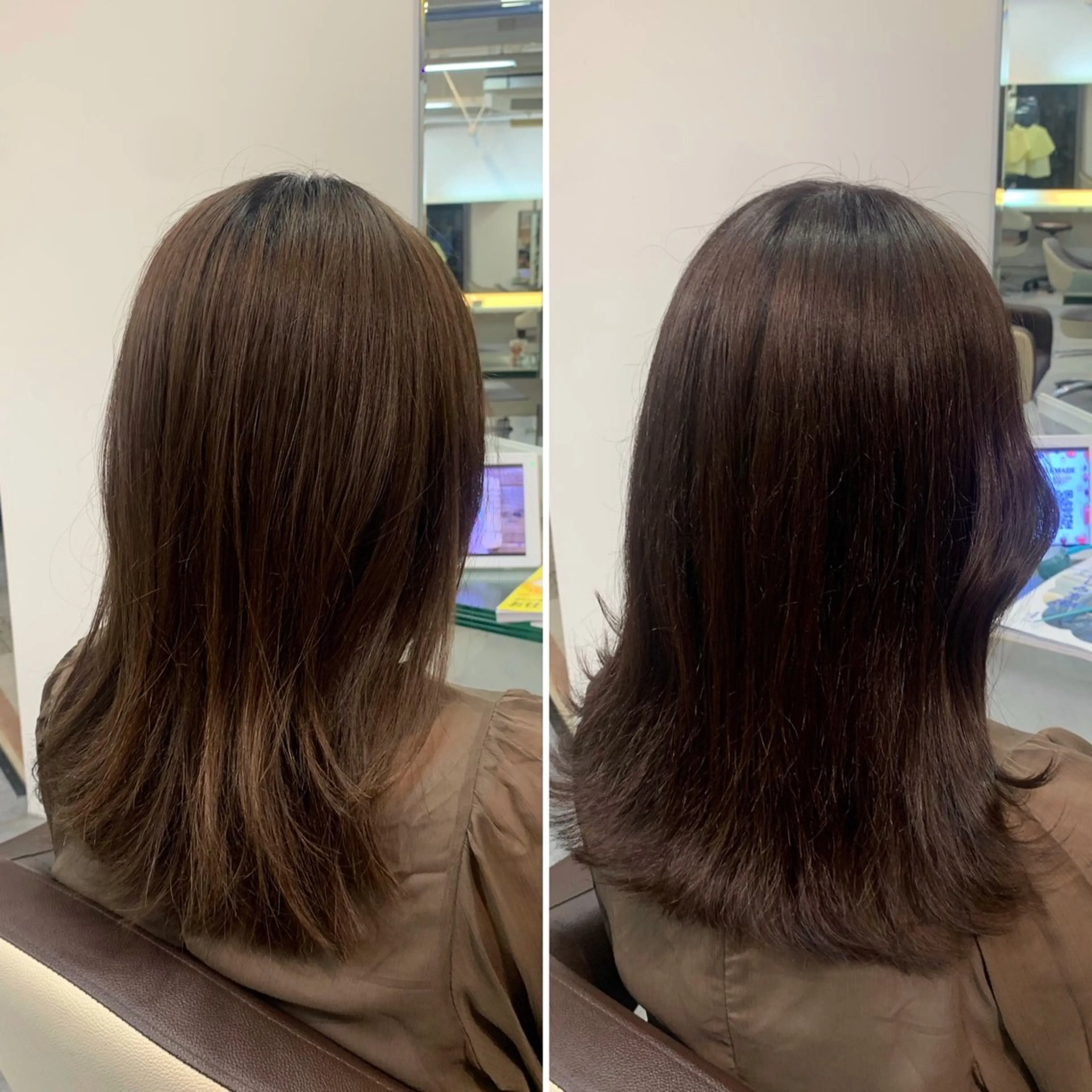 セミロング カラー ✂️RIKUKI🎨 【駒込美容師🎀】のヘアスタイル