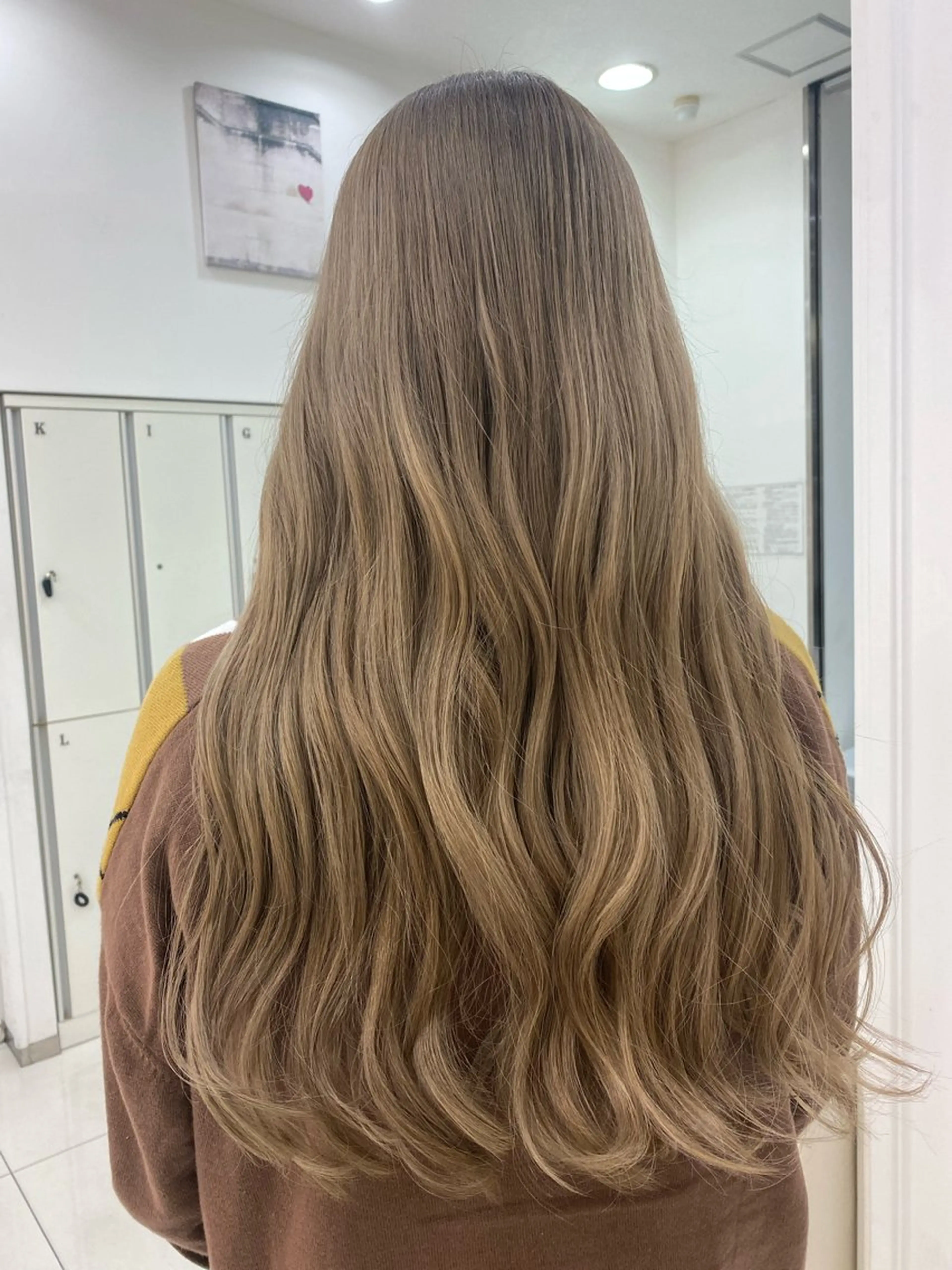 ロング カラー ヘアカラー 🫧Ash 小岩店 ハセベ🫧のヘアスタイル