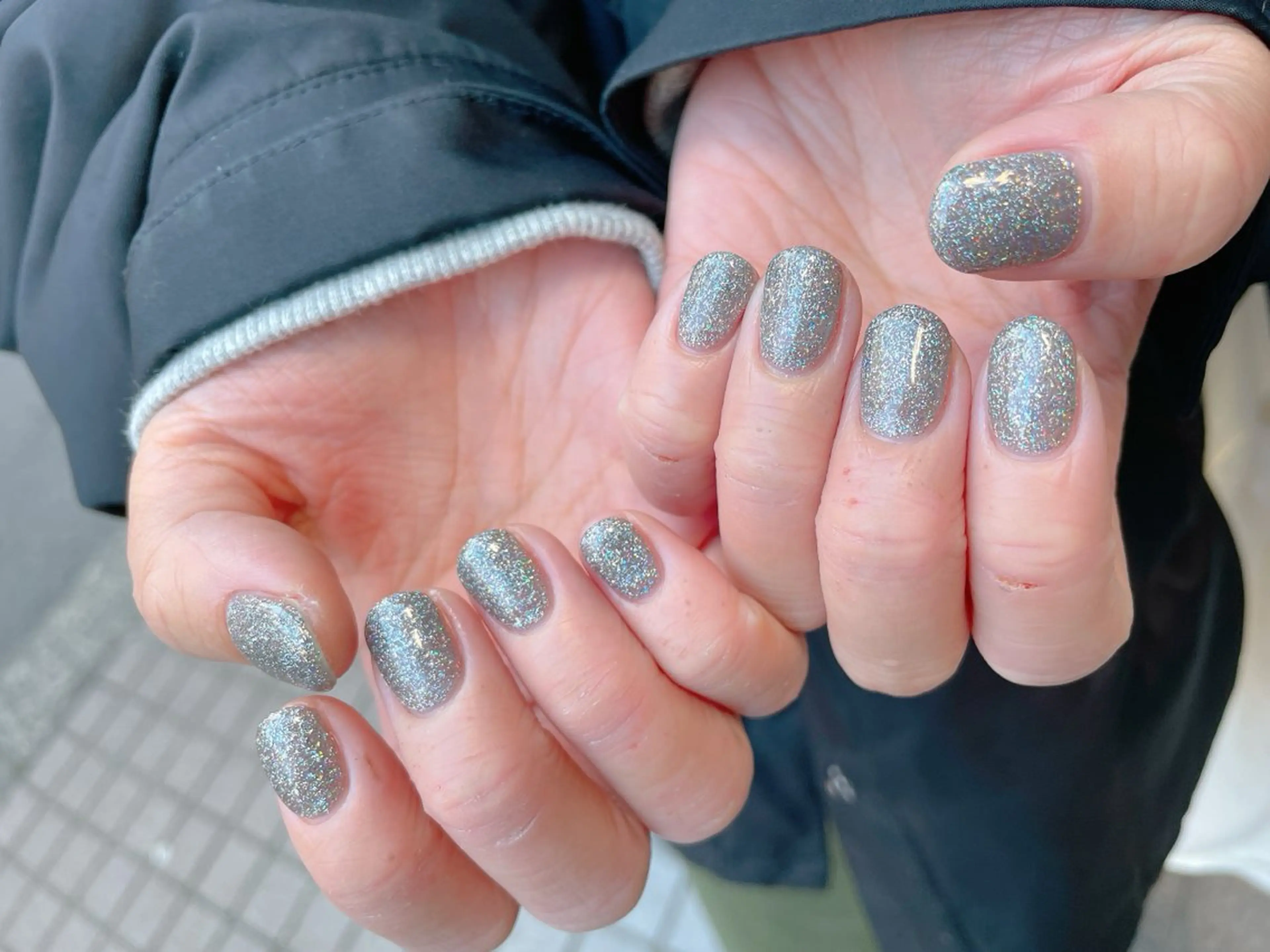 ネイル オーロラネイル フラッシュネイル フラワーネイル ジェルネイル ハート nailroom  OHANA所属・nailroom OHANA🌴のネイルデザイン