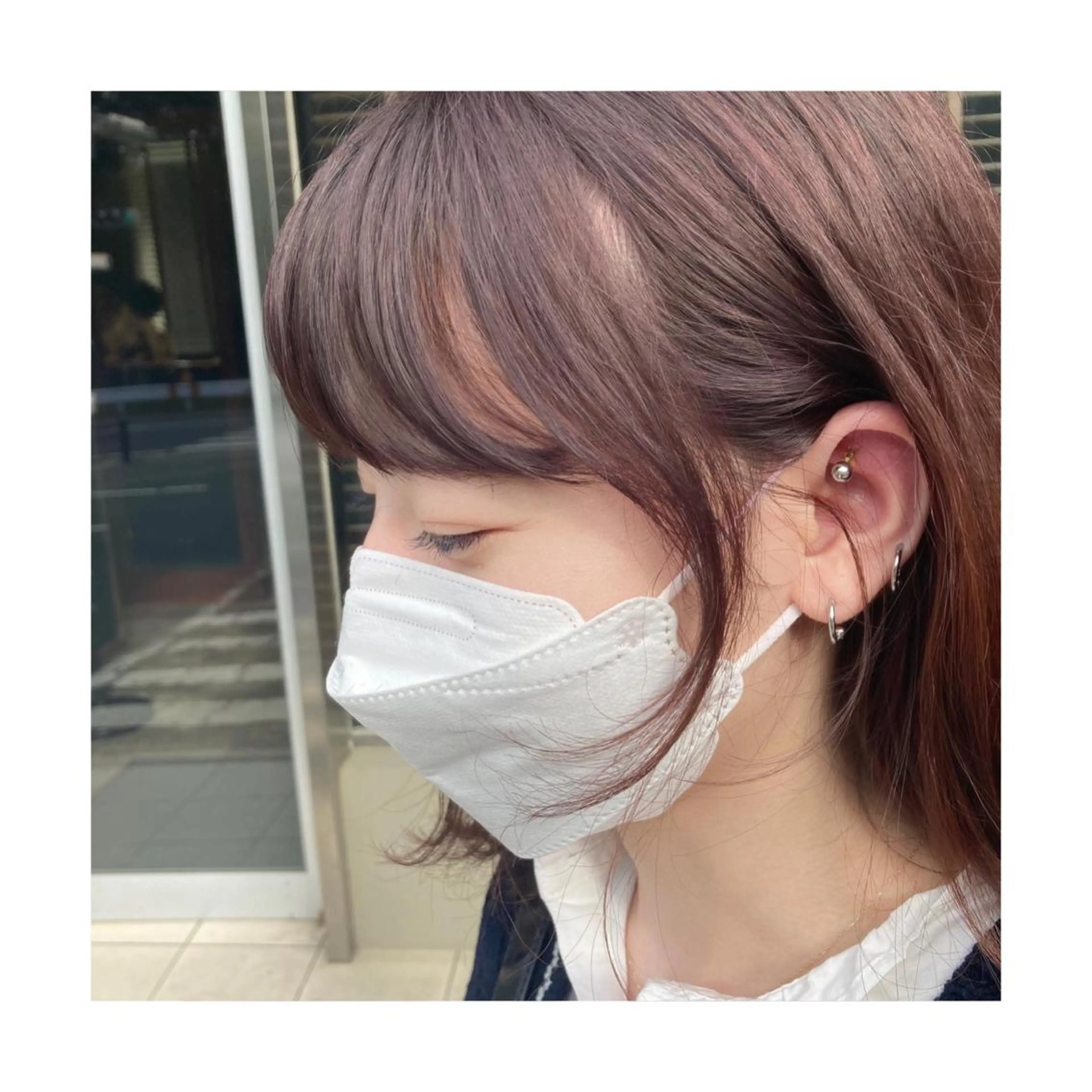 ミディアム カラー レイヤーカット ♥kanaのヘアスタイル