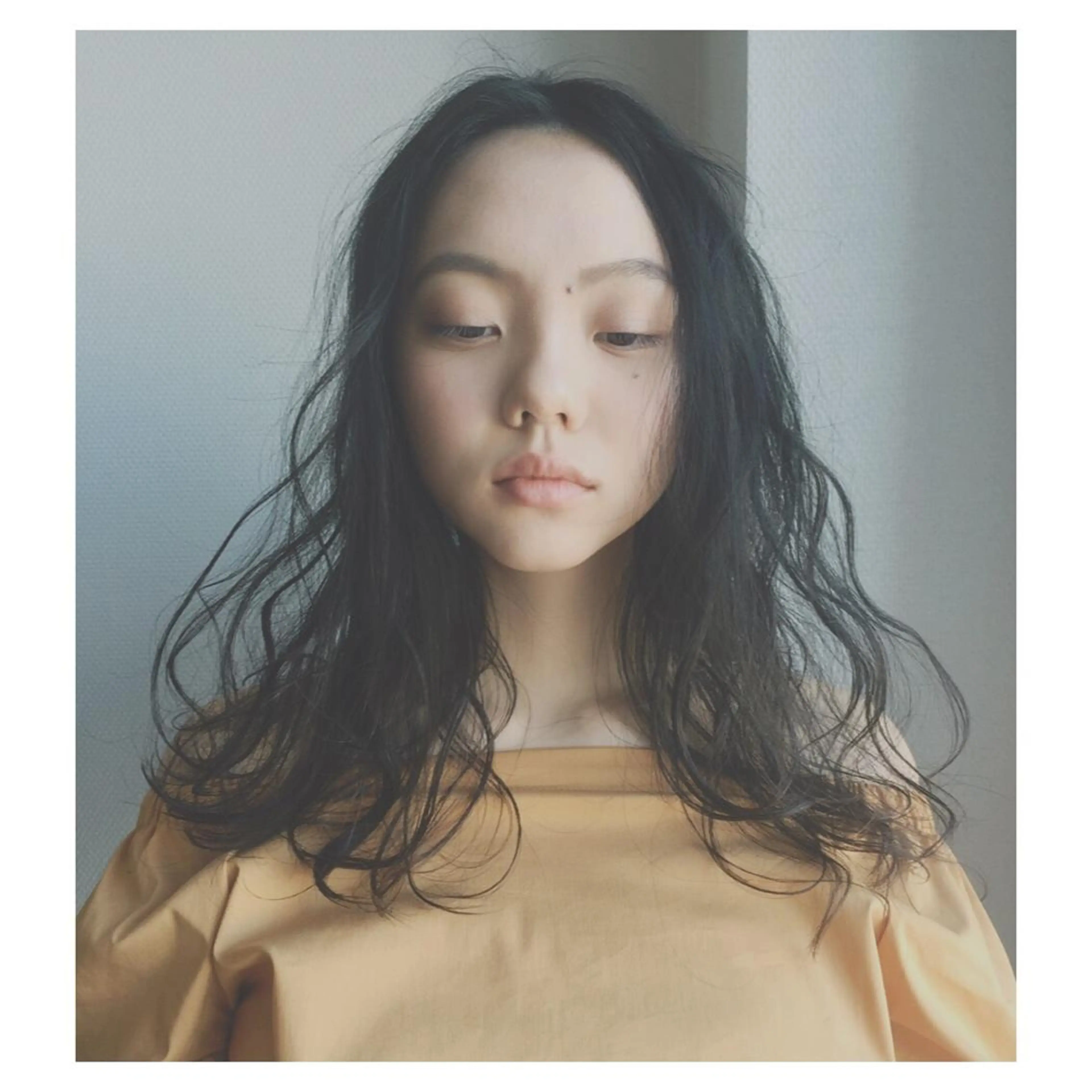 ロング カラー パーマ ヘアアレンジ FRAME所属・FRAME 名古屋市北区のヘアスタイル