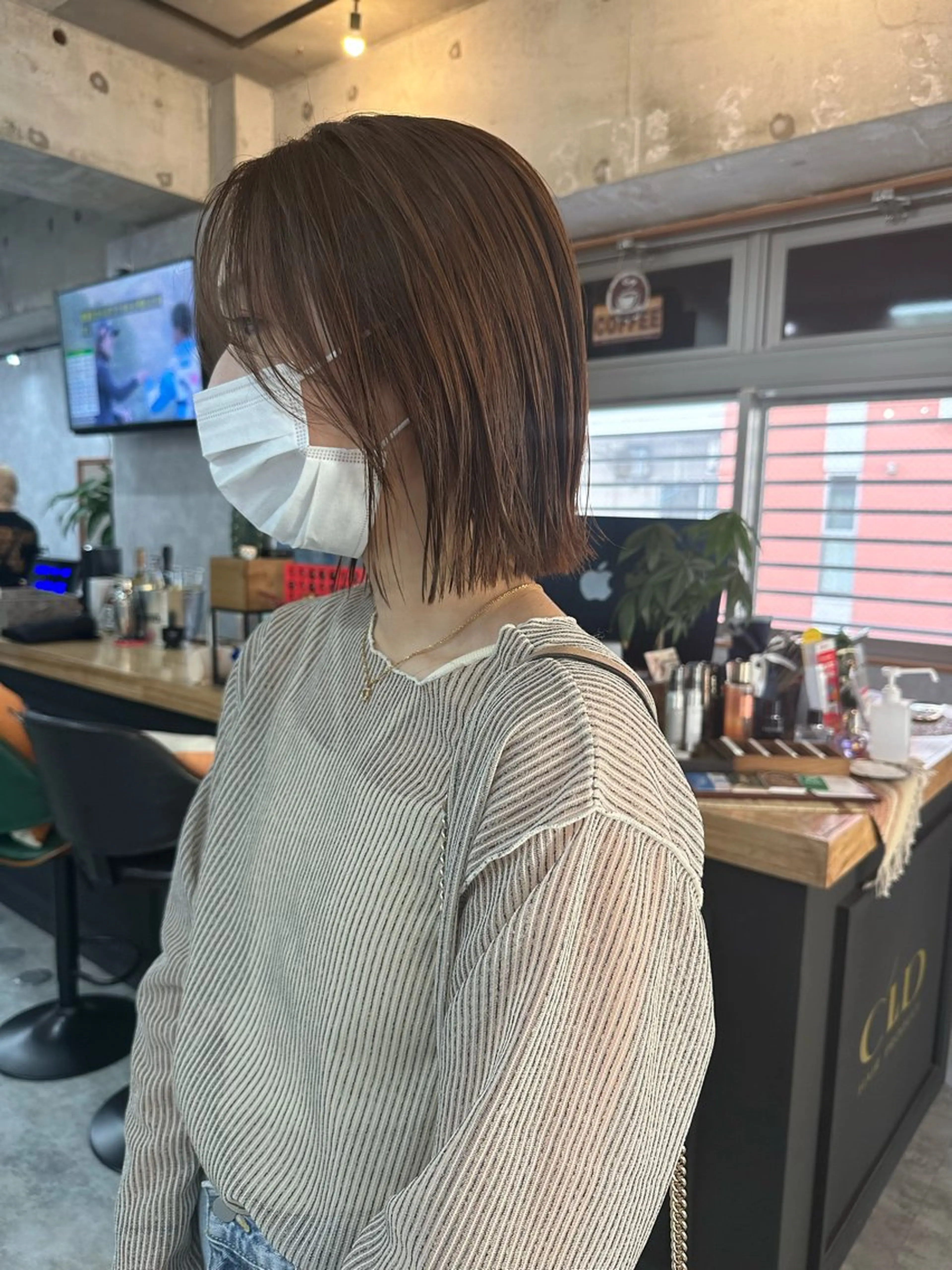 ショート 切りっぱなしボブ ショートボブ ハンサムショート 丸みショート ボブ カット ヘアカラー トリートメント C’LD hair  produce /シールドヘア所属・モテ髪/ボブ/ショー ト/アダチフウトのヘアスタイル