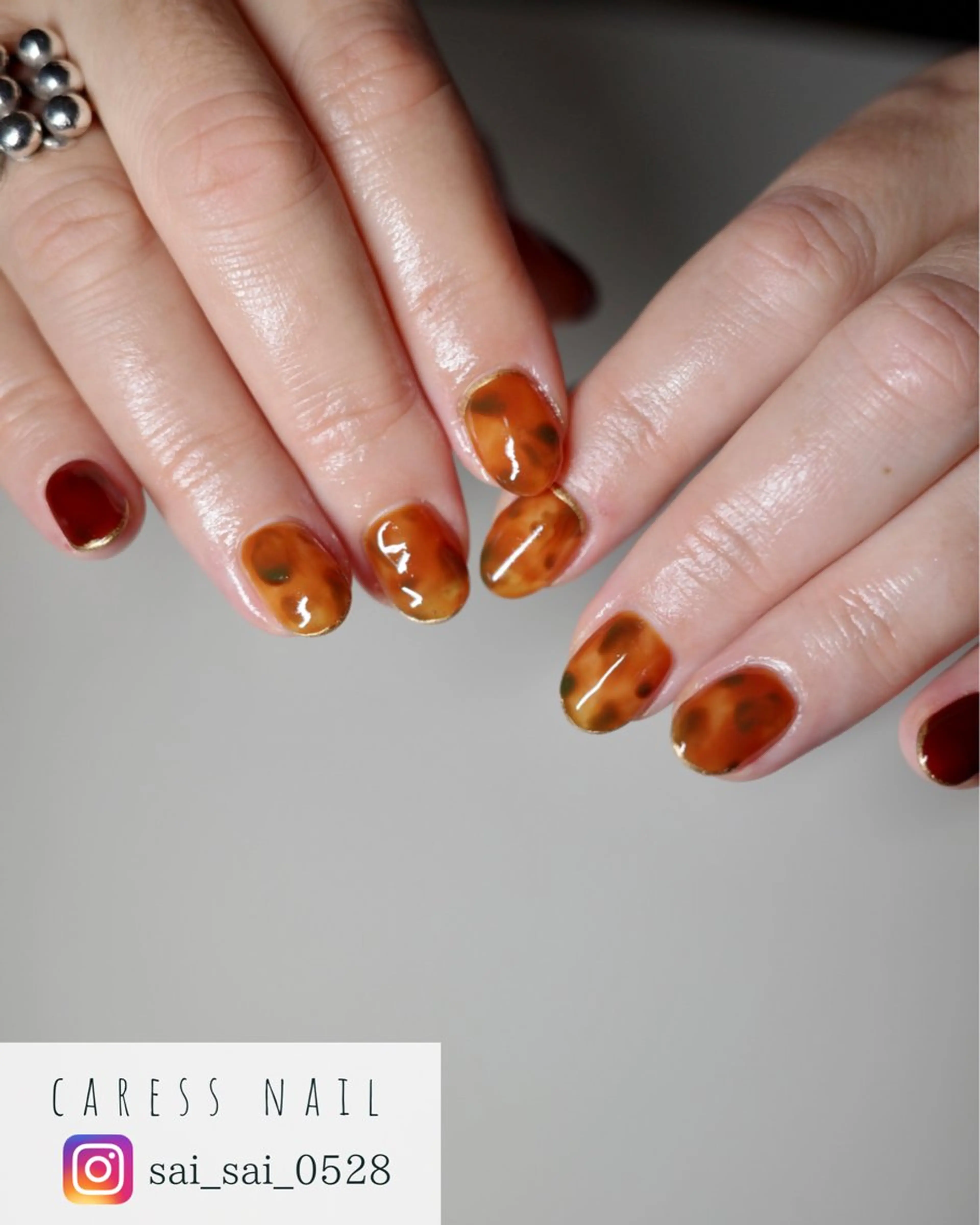 ネイル caress  nail カレスネイル　代々木上原所属・カレスネイル さいのネイルデザイン