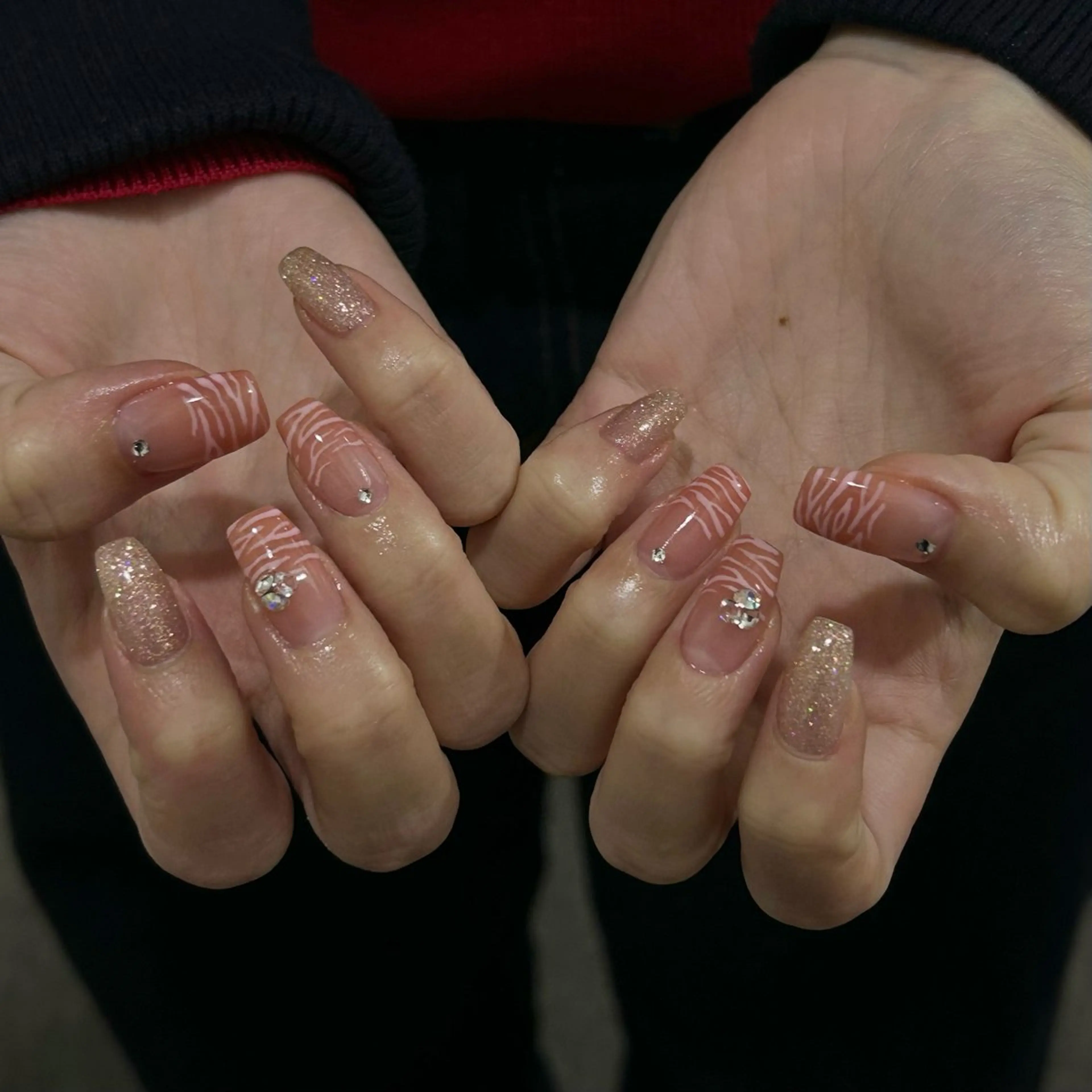 ネイル ハンドネイル ☽ ☾のネイルデザイン