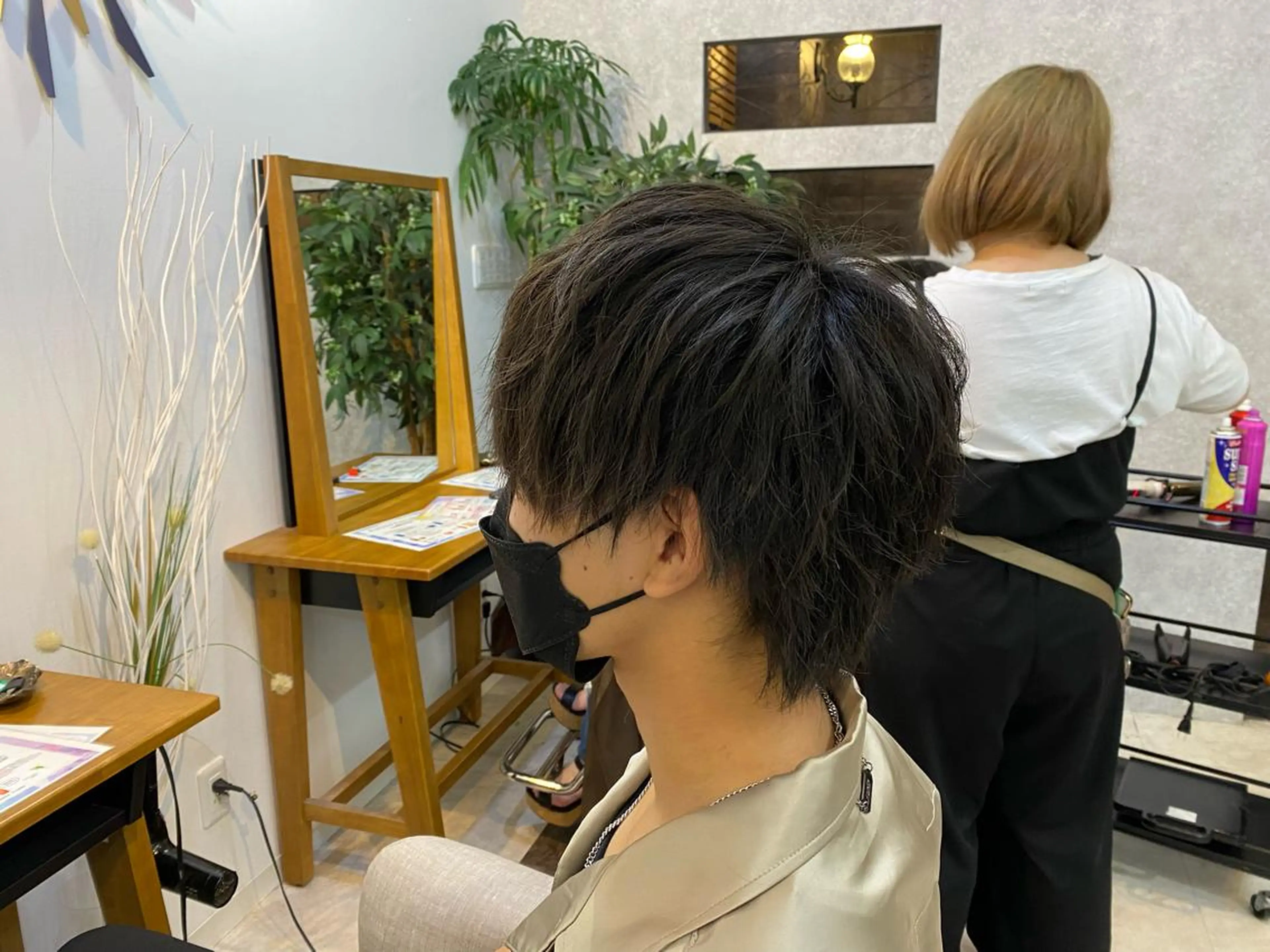 ミディアム ヘアアレンジ メンズ メンズウルフカット ウルフカット 泰成/メンズ特化/ フェード/ツイスパのヘアスタイル