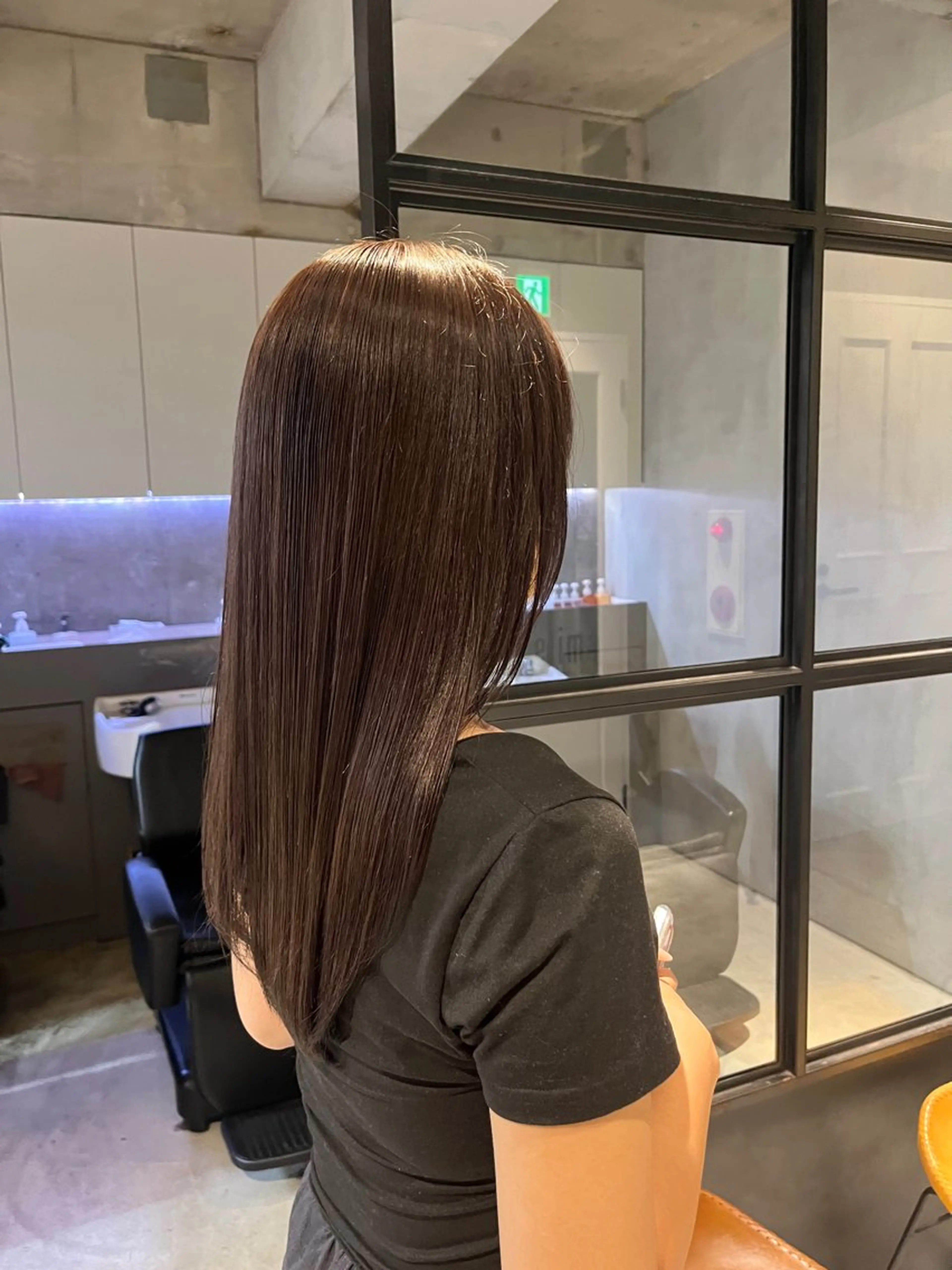 セミロング カラー ブラウンカラー ココアブラウン ヘアカラー elima 調布所属・ちせ/ 透明感カラー /調布˚ 🦢₊✧のヘアスタイル